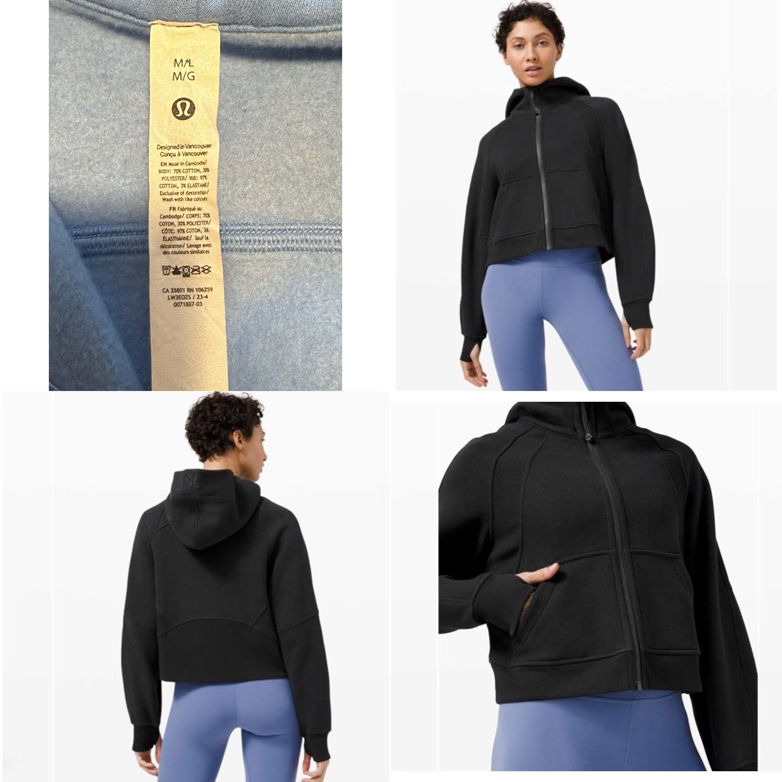 Lululemon Lululemon Scuba Hoodie Full Zip Oversized Women M/L Blue Activewear Fleece Size M / US 6-8 / IT 42-44 - 8 Thumbnail