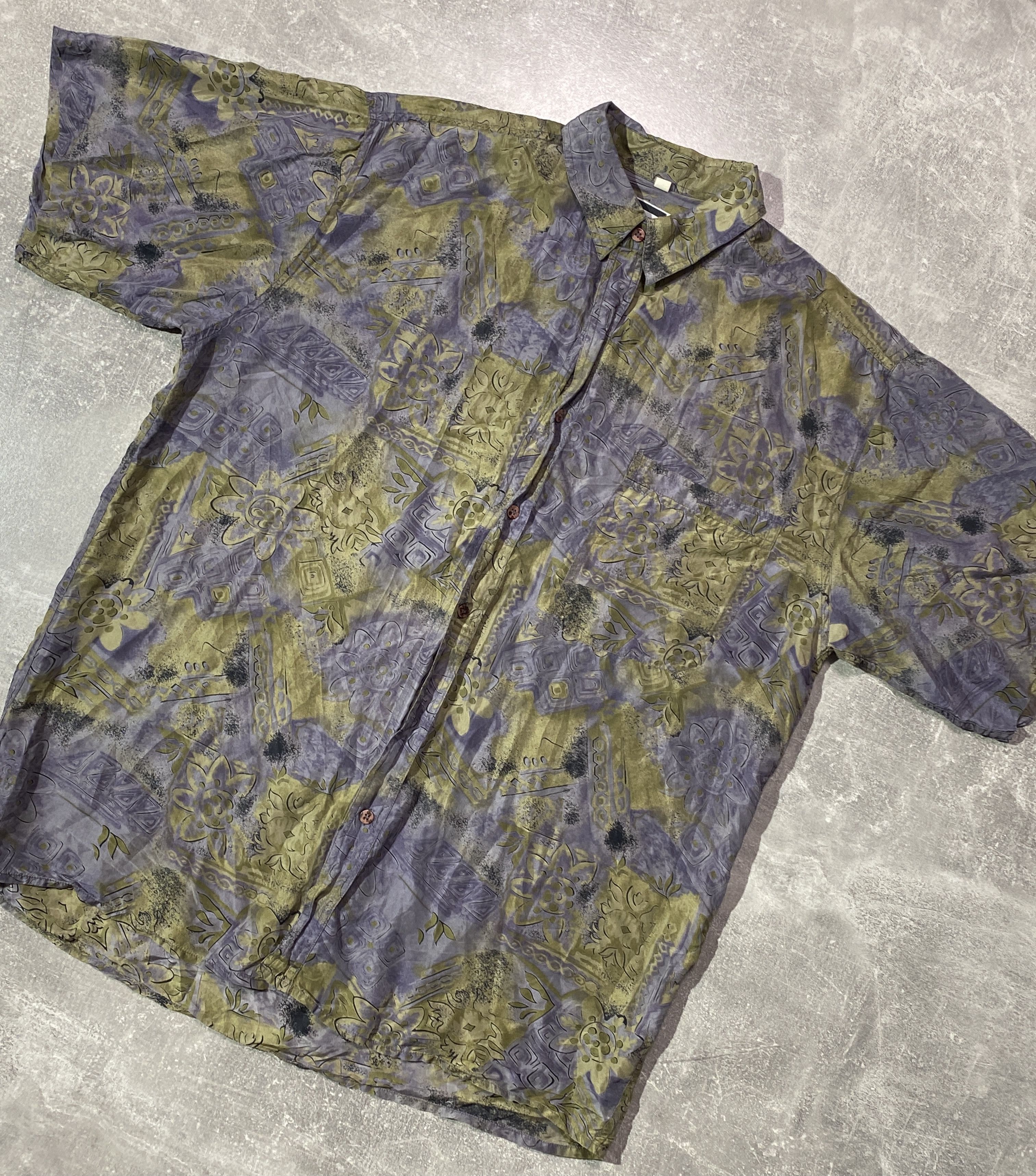 Vintage 90s Hawaii 100% Silk Shirt Size US L / EU 52-54 / 3 - 2 Thumbnail