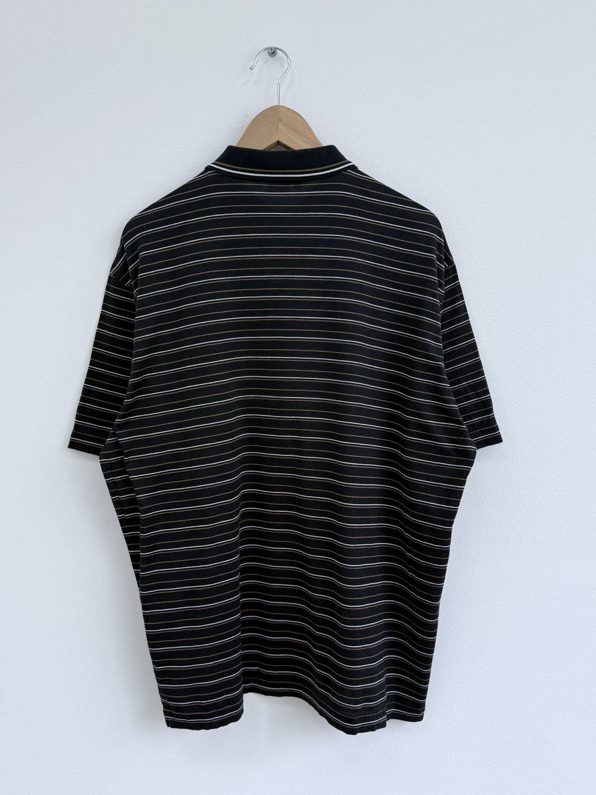 Brioni Brioni Striped Polo T-Shirt Size US XL / EU 56 / 4 - 7 Thumbnail