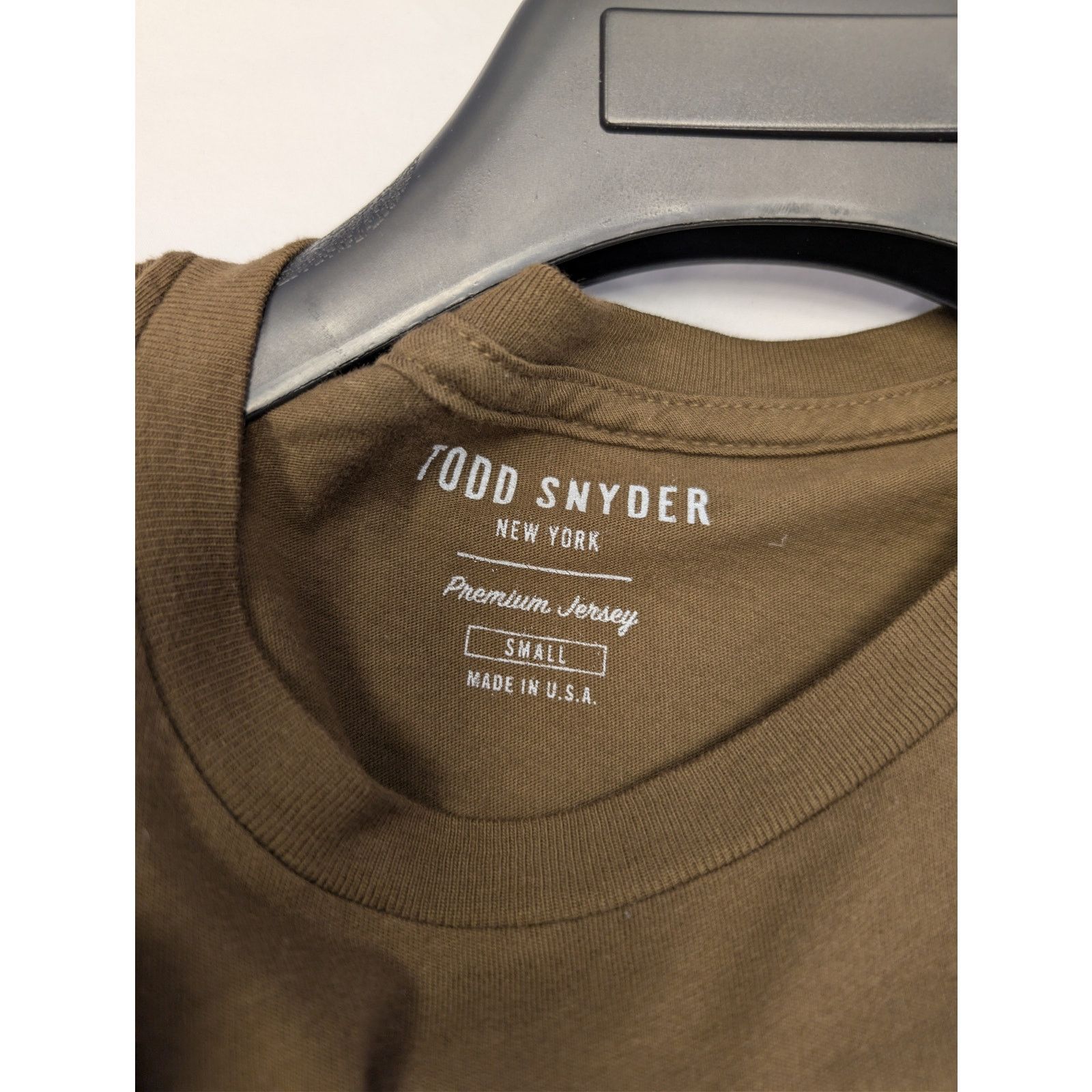 Todd Snyder o1rshd1 CC20 Crewneck T-Shirt in Brown Size US S / EU 44-46 / 1 - 20 Thumbnail