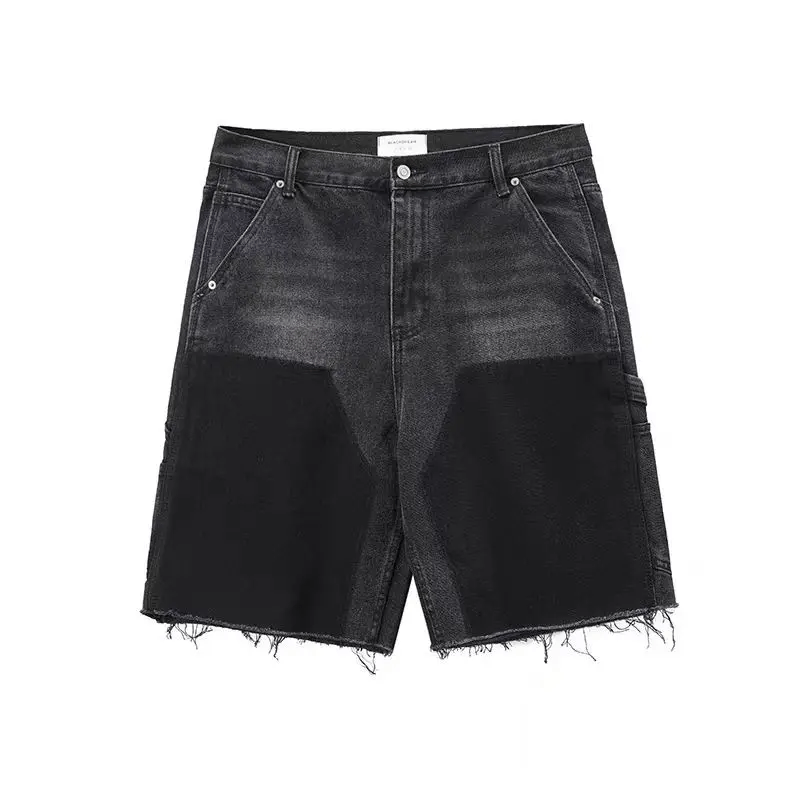 Japanese Brand × Vintage Washed Vintage Street Hip Hop Denim Shorts Size US 32 / EU 48 - 3 Thumbnail