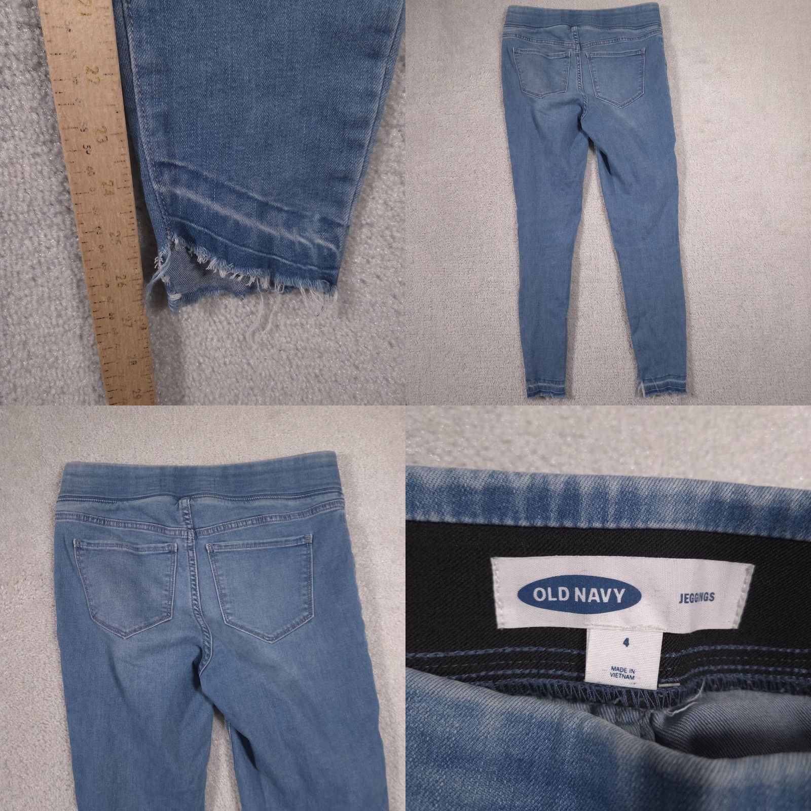 Old Navy Old Navy Jegging Jeans Womens 4 Blue Denim Pull On Ankle Stretch Size 27" / US 4 / IT 40 - 8 Thumbnail