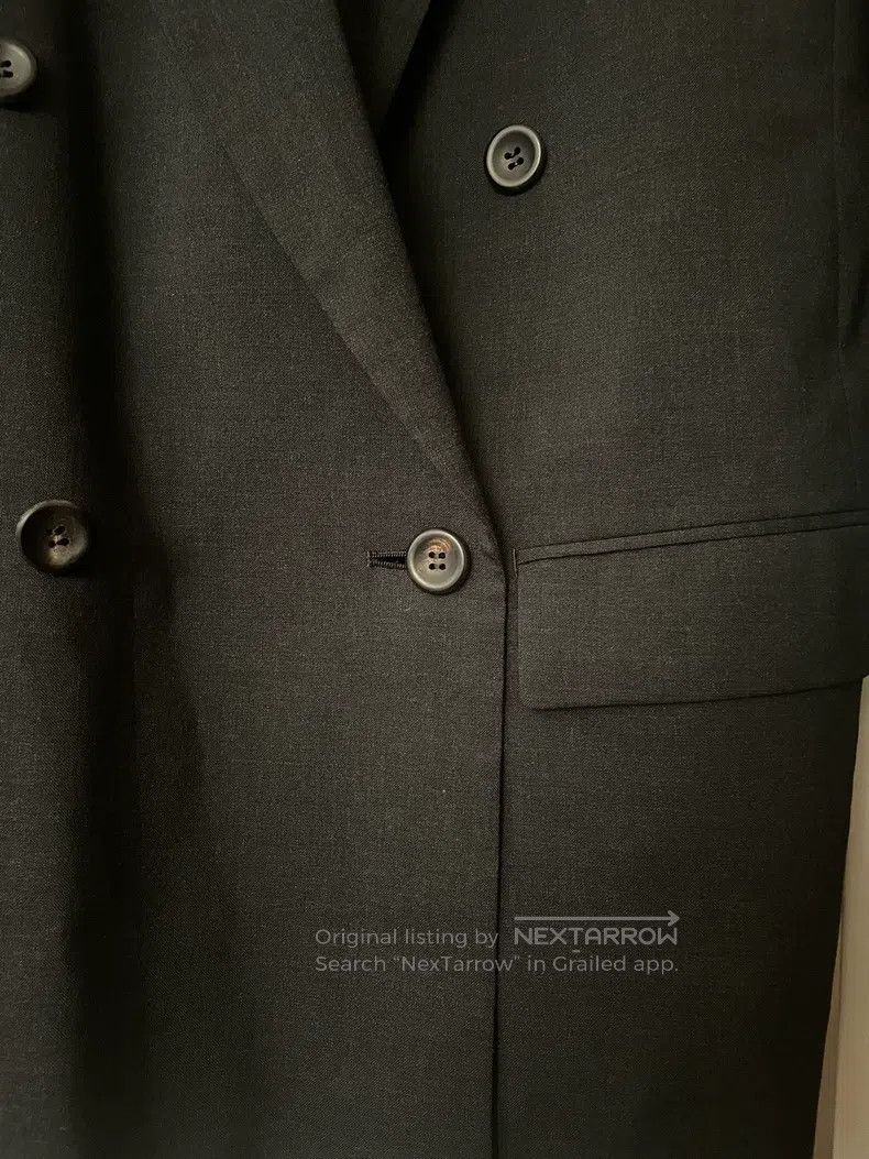 Issey Miyake Issey Miyake Gray Peak Lapel Suit Size S / US 4 / IT 40 - 4 Thumbnail