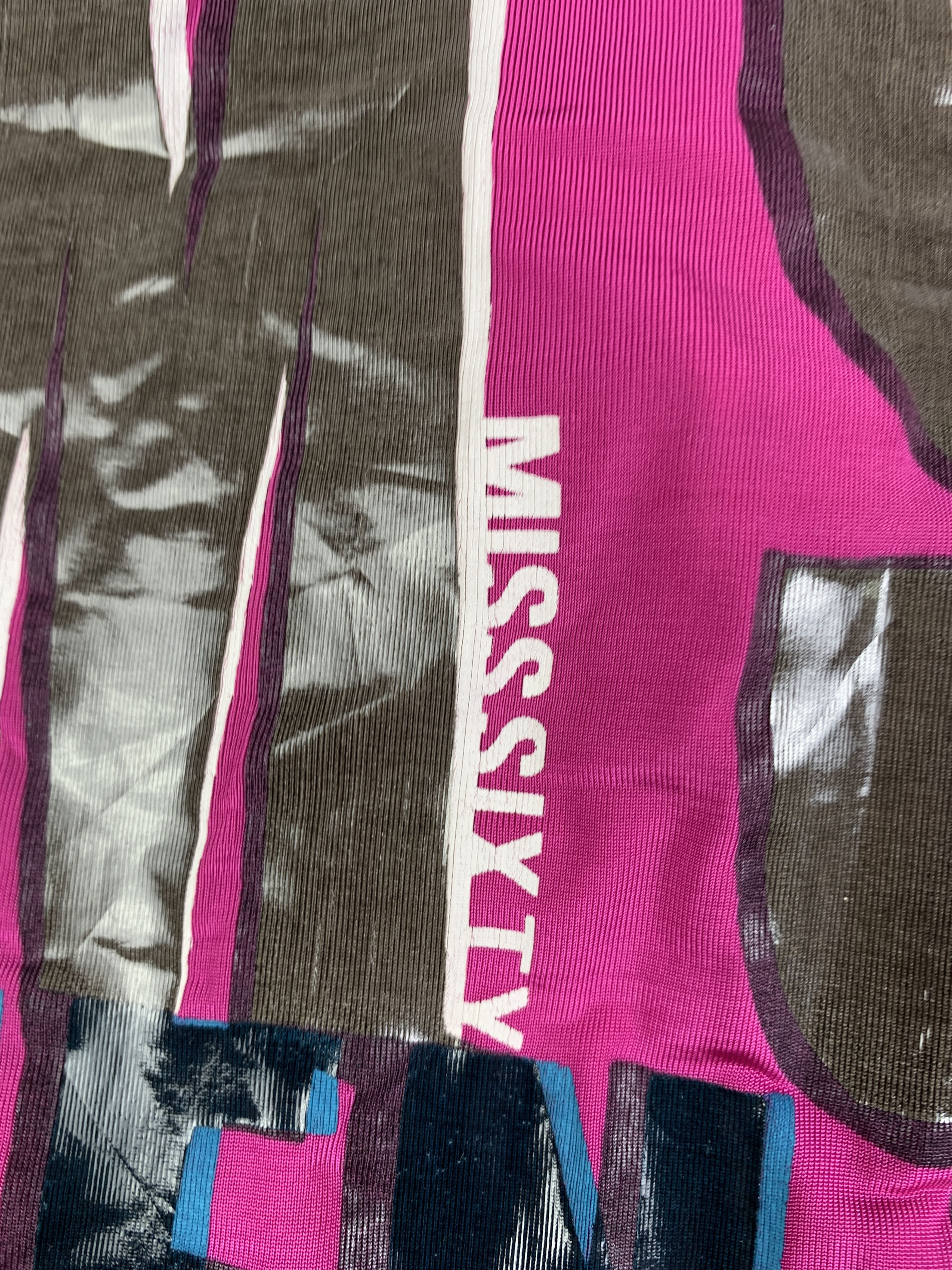 Miss Sixty Miss Sixty Pink Lace Printed Top (S) Size S / US 4 / IT 40 - 6 Thumbnail