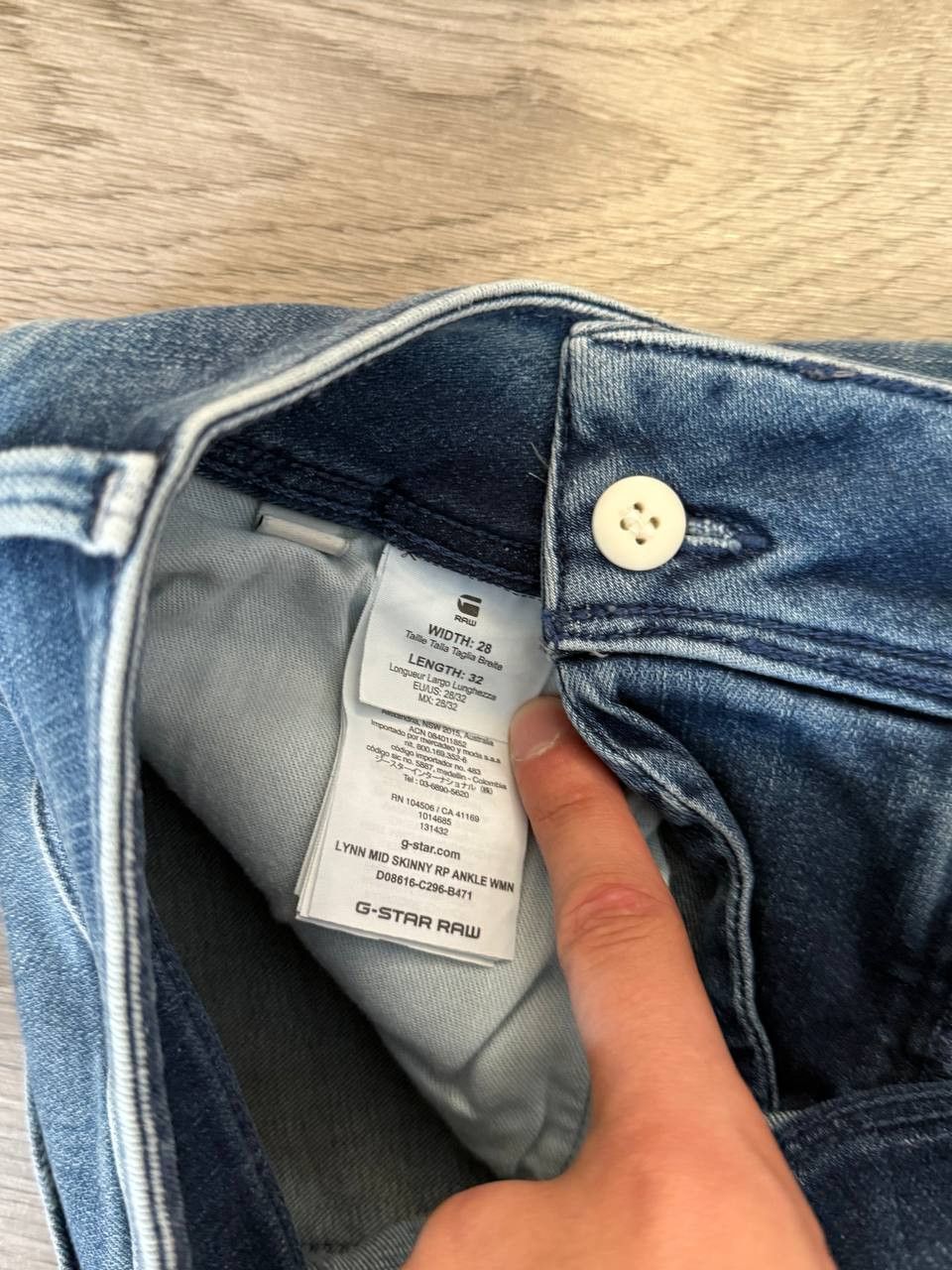 G-Star g star raw jeans women LYNN mid skinny ankle 28x32 Size 28" / US 6 / IT 42 - 6 Thumbnail