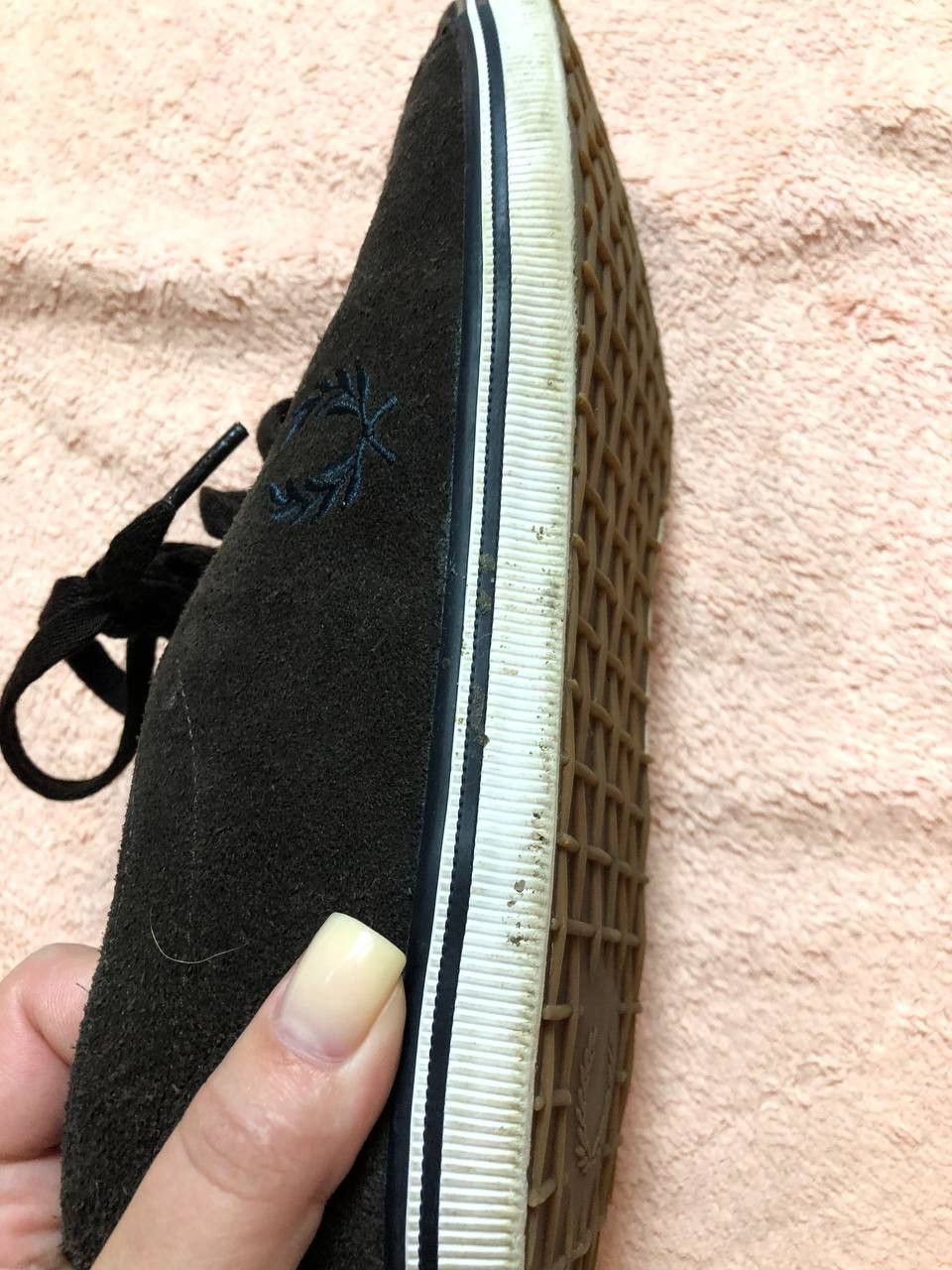 Fred Perry Vintage Low-Top Sneakers brown logo Fred Perry crazy Y2K Size US 8 / EU 41 - 15 Thumbnail