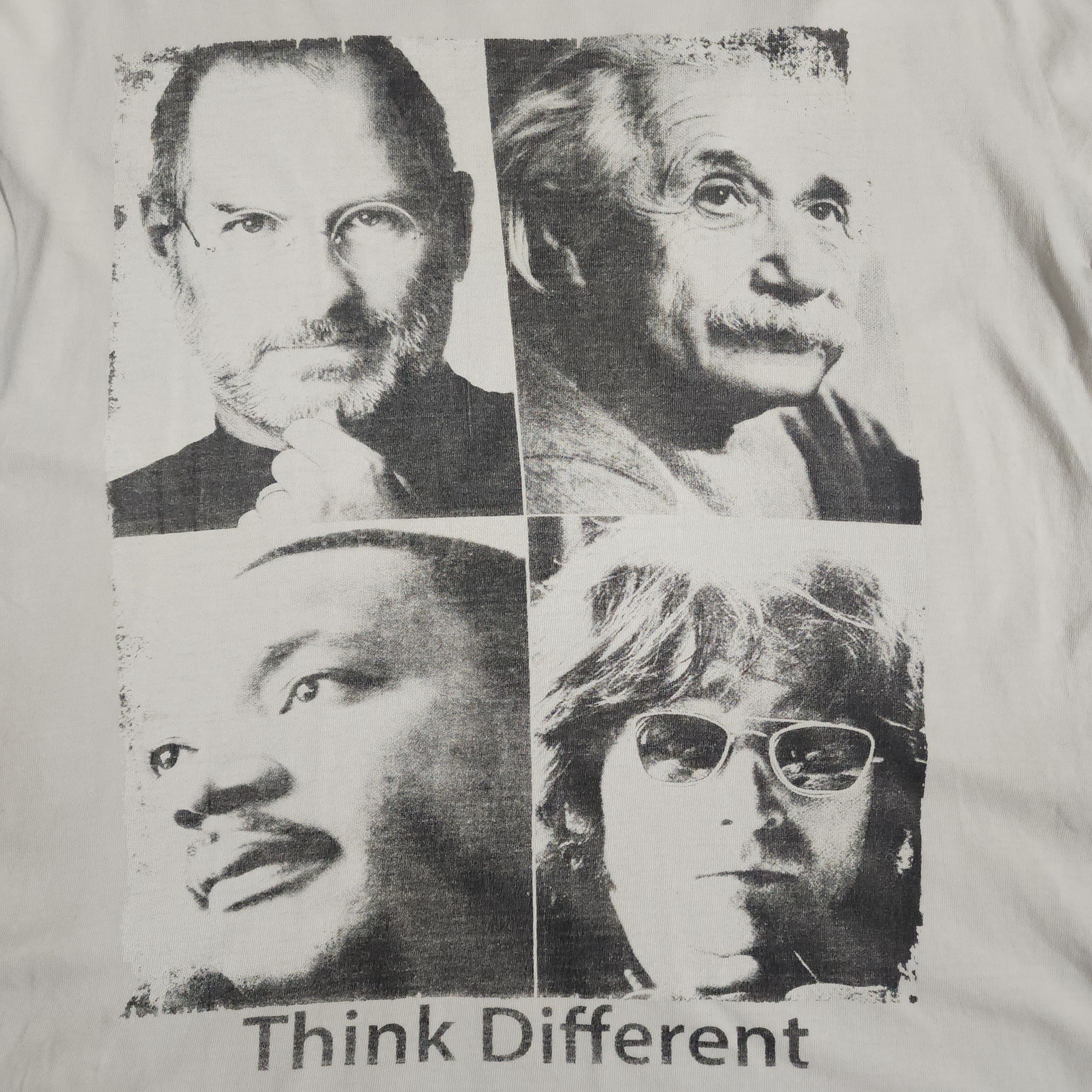 Apple Rare think different Steve Jobs John Lennon MLK Einstein tee Size US M / EU 48-50 / 2 - 6 Thumbnail