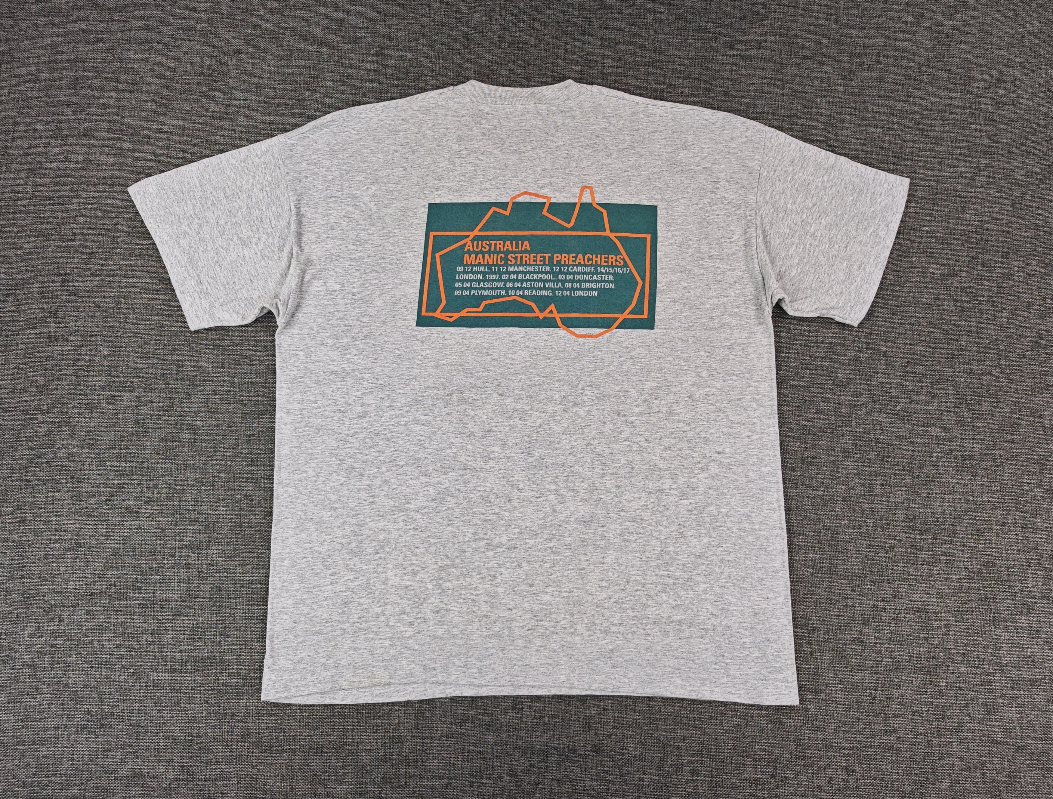 Vintage Vintage 1990s Manic Street Preachers Australia Tour Tee Size US XL / EU 56 / 4 - 2 Thumbnail