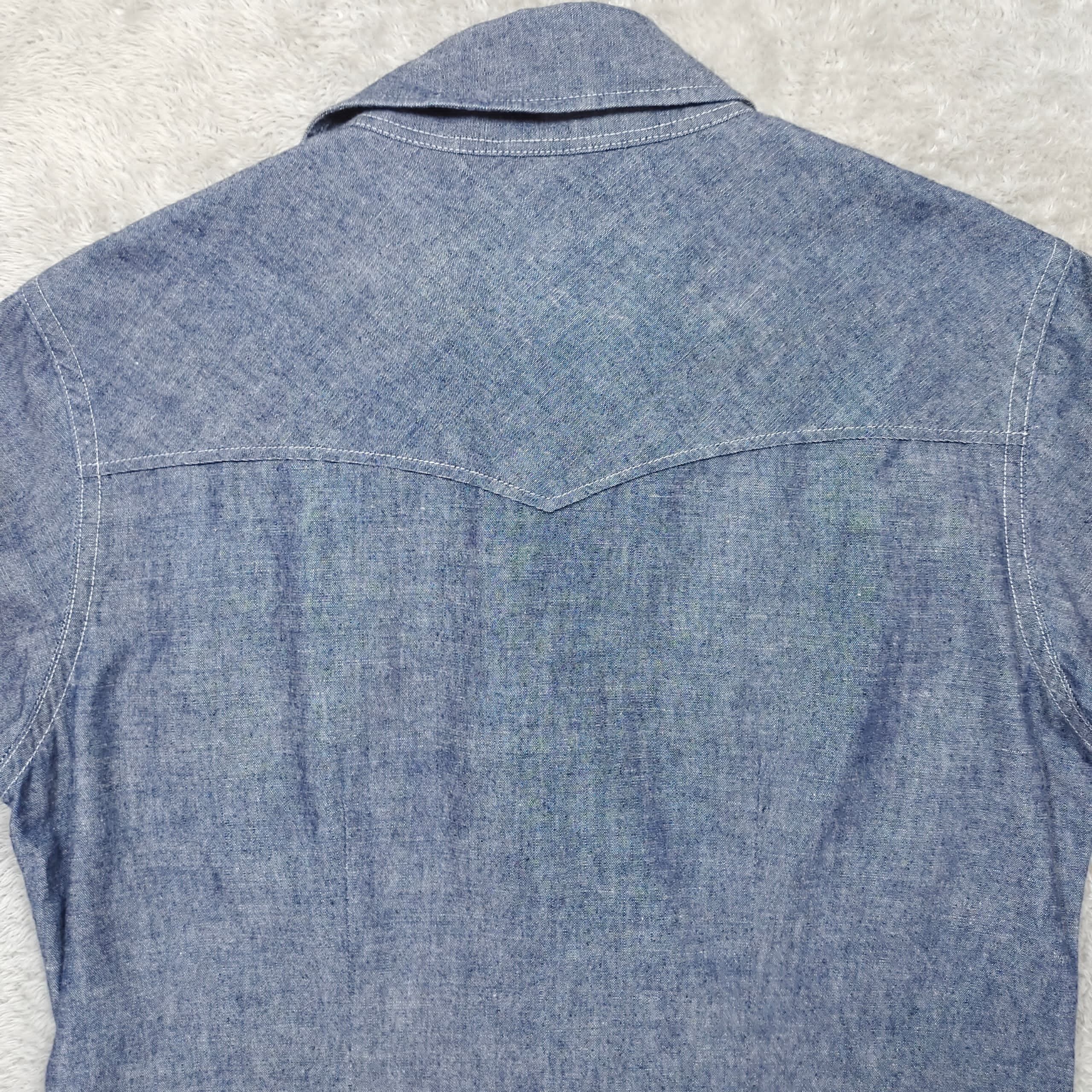 Polo Ralph Lauren RALPH LAUREN SPORT DENIM PEARL SNAP BUTTON UP SHIRT SIZE 7 Size M / US 6-8 / IT 42-44 - 4 Thumbnail
