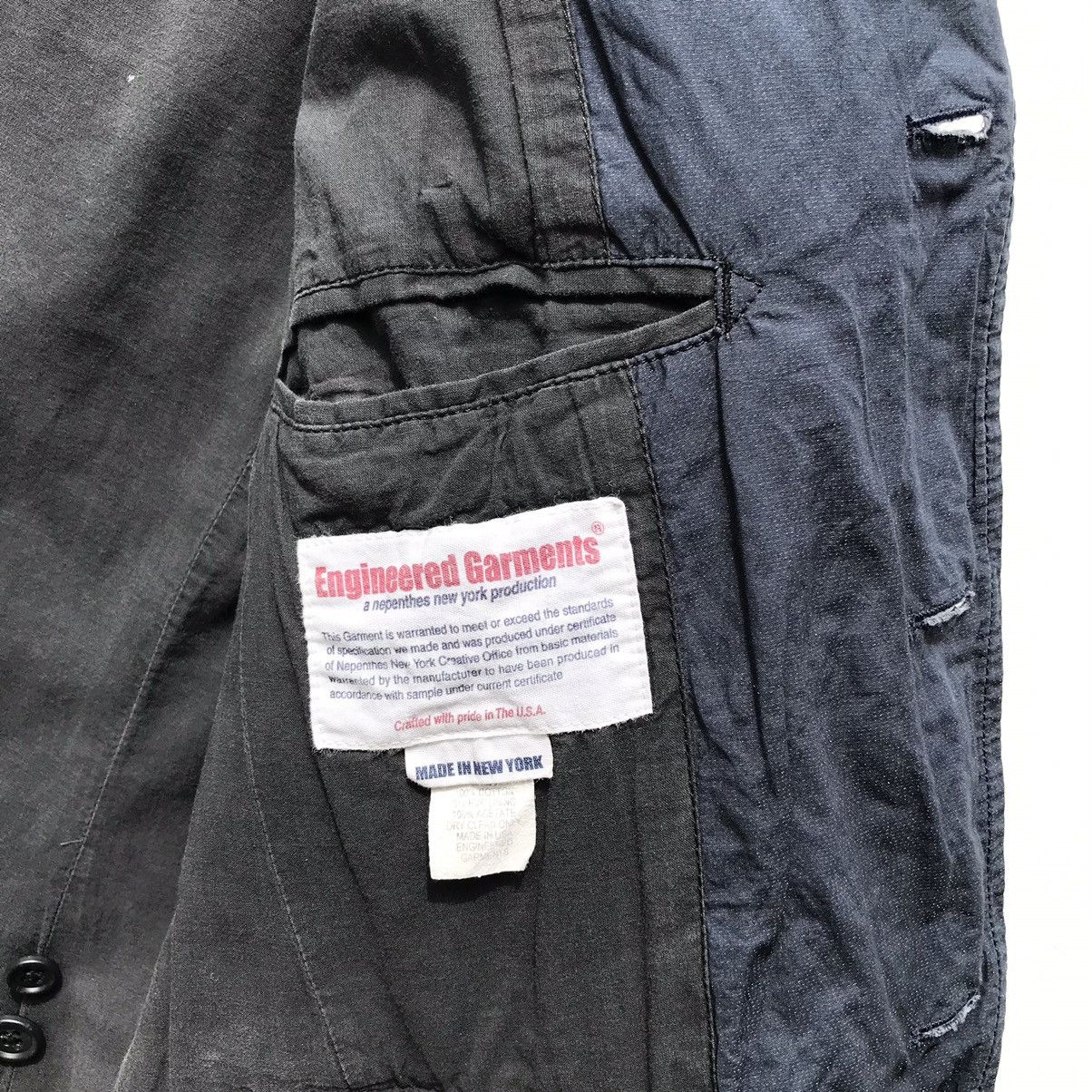 Engineered Garments Vintage Engineered Garments Nepenthes Jacket SunFaded Size US S / EU 44-46 / 1 - 14 Thumbnail