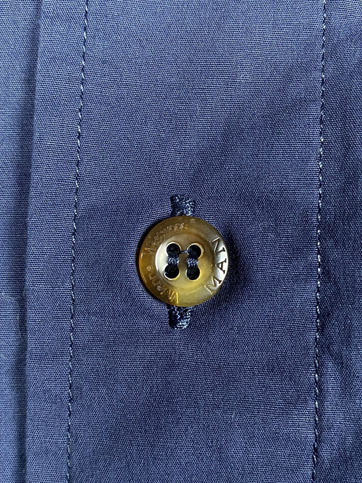 Designer × Vintage × Vivienne Westwood Vintage Vivienne Westwood Luxury Logo Embroidered Button Up Size US M / EU 48-50 / 2 - 8 Thumbnail