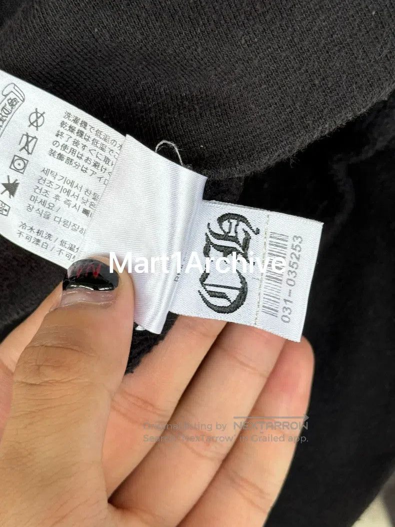 Chrome Hearts CHROME HEARTS Swearing barrage model slogan hoodie Size US L / EU 52-54 / 3 - 8 Thumbnail