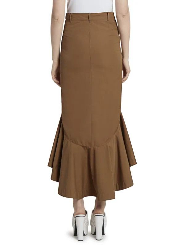 Givenchy o1y0925 Mini Skirt in Brown Size 27" / US 4 / IT 40 - 3 Thumbnail