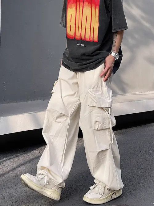 Japanese Brand Misao Vintage High Street Multi-Pocket Casual Trousers Size US 33 - 7 Thumbnail