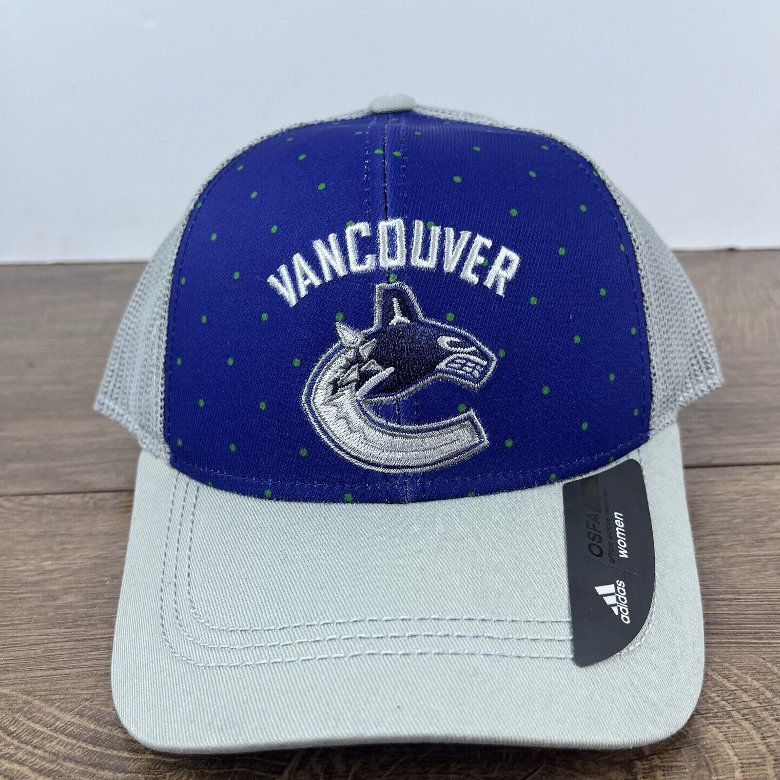 Adidas Vancouver Cannucks Adidas Hat Snapback Blue Cap Adjustable B Size ONE SIZE - 2 Thumbnail