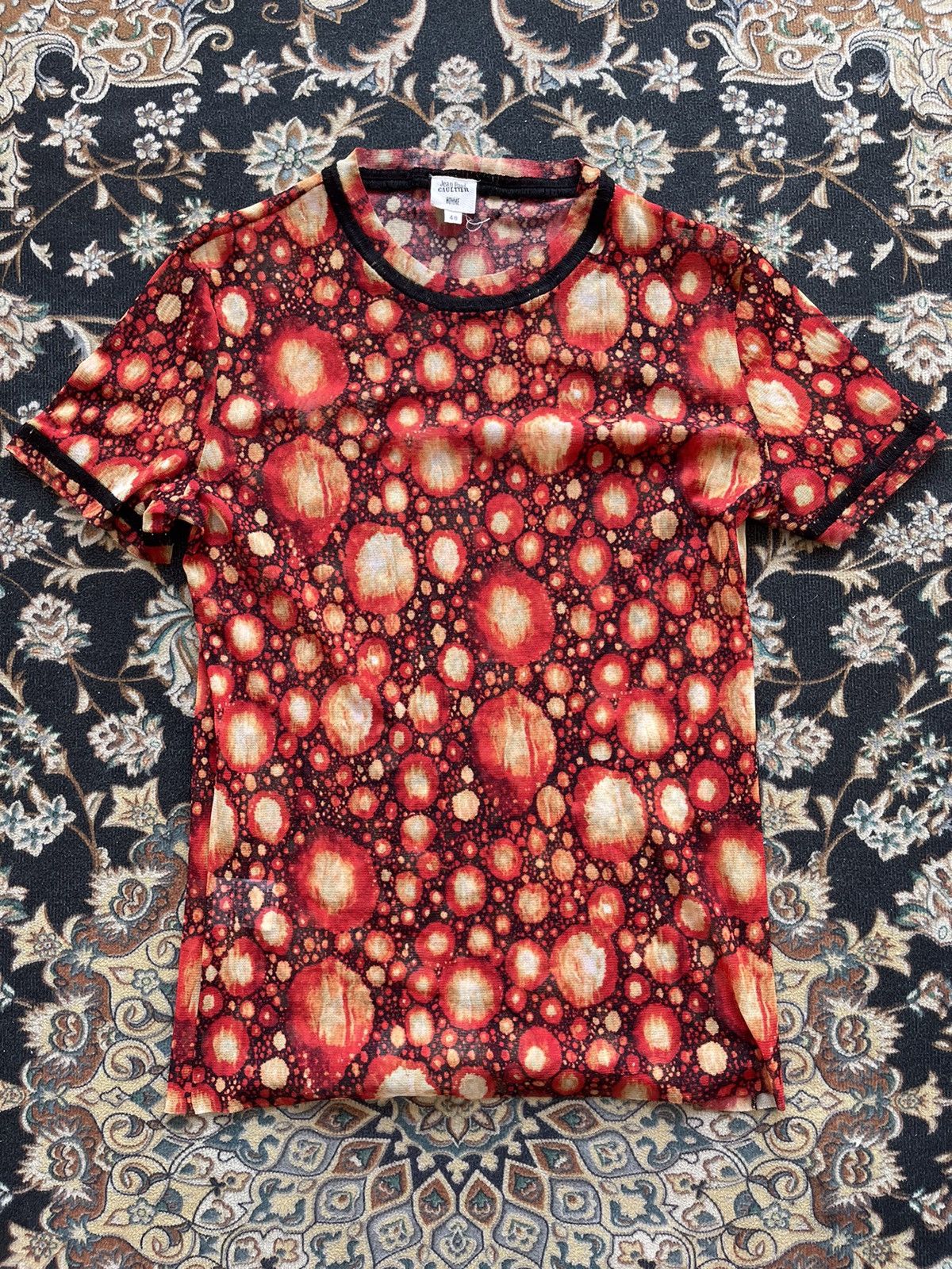Jean Paul Gaultier 90s Jean Paul Gaultier Homme Mesh Tee Size US S / EU 44-46 / 1 - 2 Thumbnail