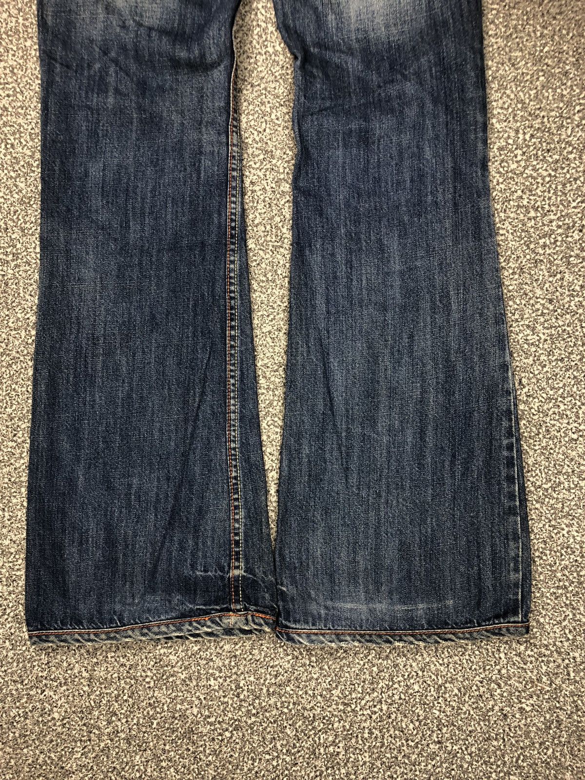 Japanese Brand Vintage Japanese Brands Nude Faded Flare Jeans Size 30" / US 8 / IT 44 - 16 Thumbnail