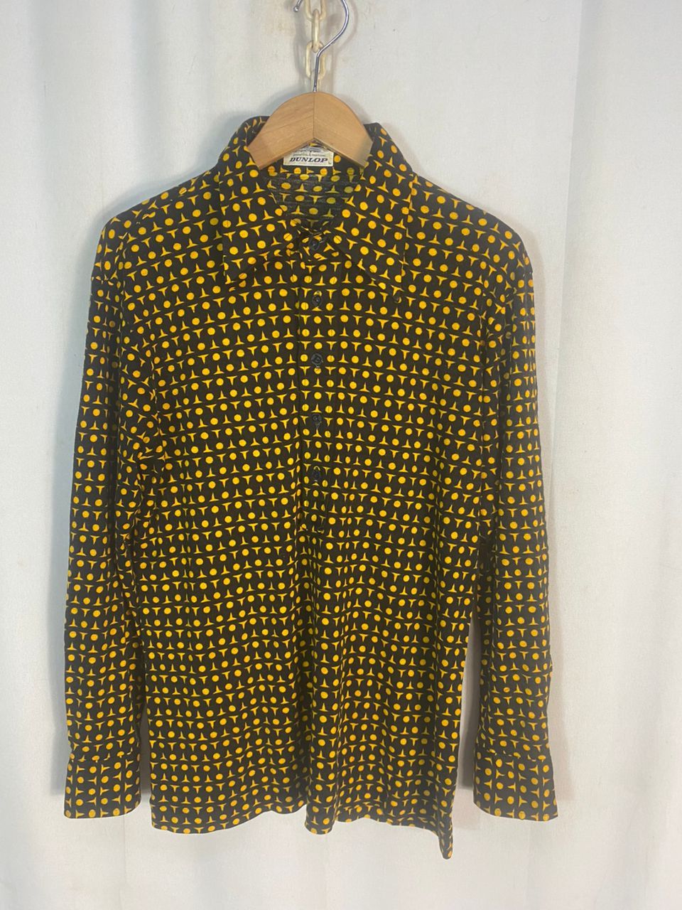 Dunlop Vintage dunlop half button up retro shirt Size US M / EU 48-50 / 2 - 5 Thumbnail