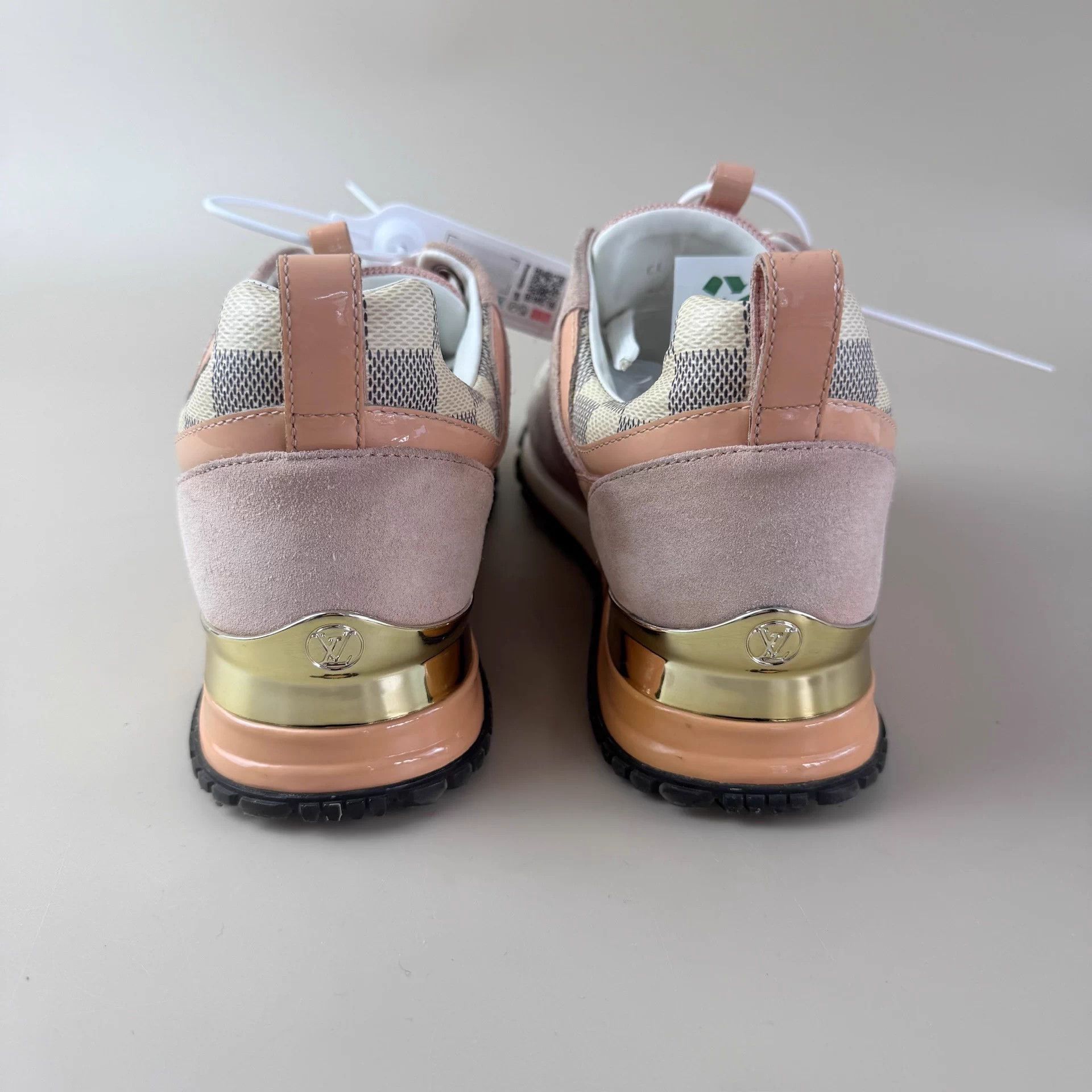 Louis Vuitton LV Run Away white pink checkerboard 35 EU 95 new Size US 4 / IT 34 - 3 Thumbnail
