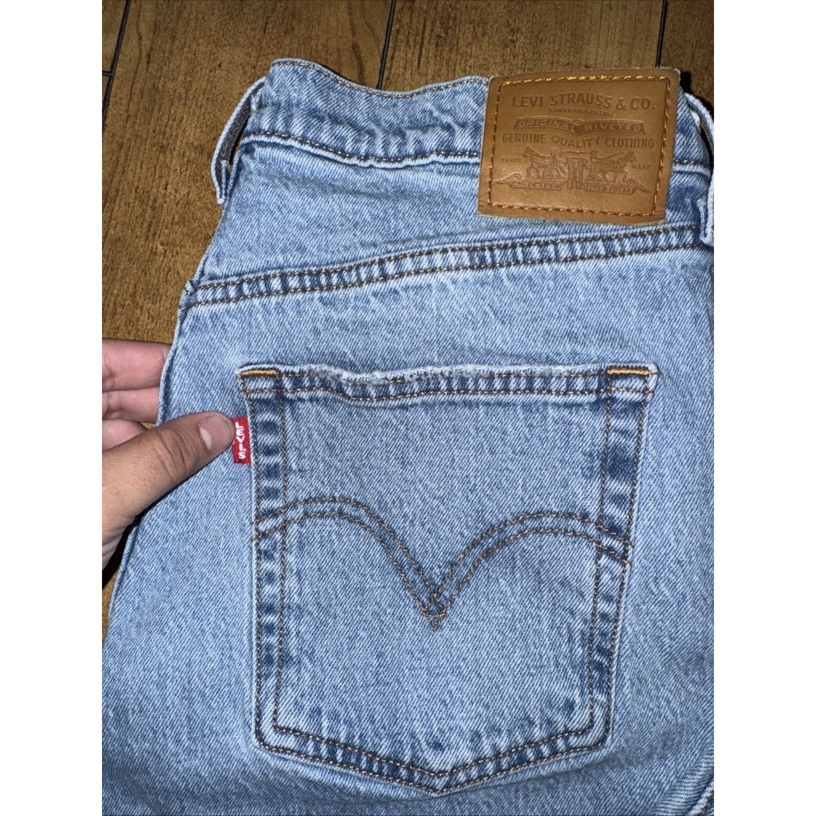 Levi's Levi’s Premium Ribcage Straight Ankle Jeans 30x30 High Rise Size 30" / US 8 / IT 44 - 7 Thumbnail