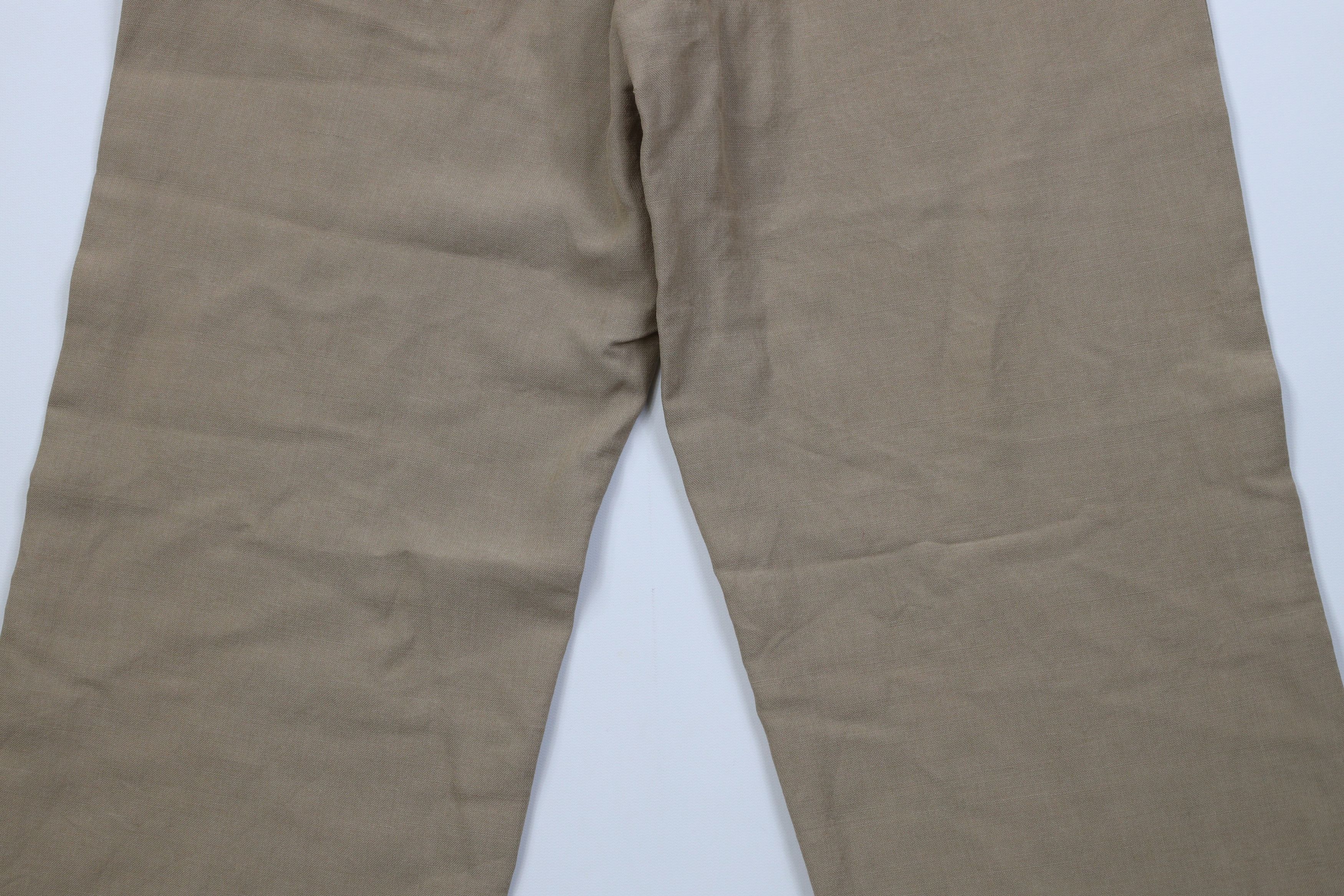 Vintage Vintage 50s Hollywood Regency Gabardine Wide Leg Chino Pants Size US 30 / EU 46 - 13 Thumbnail