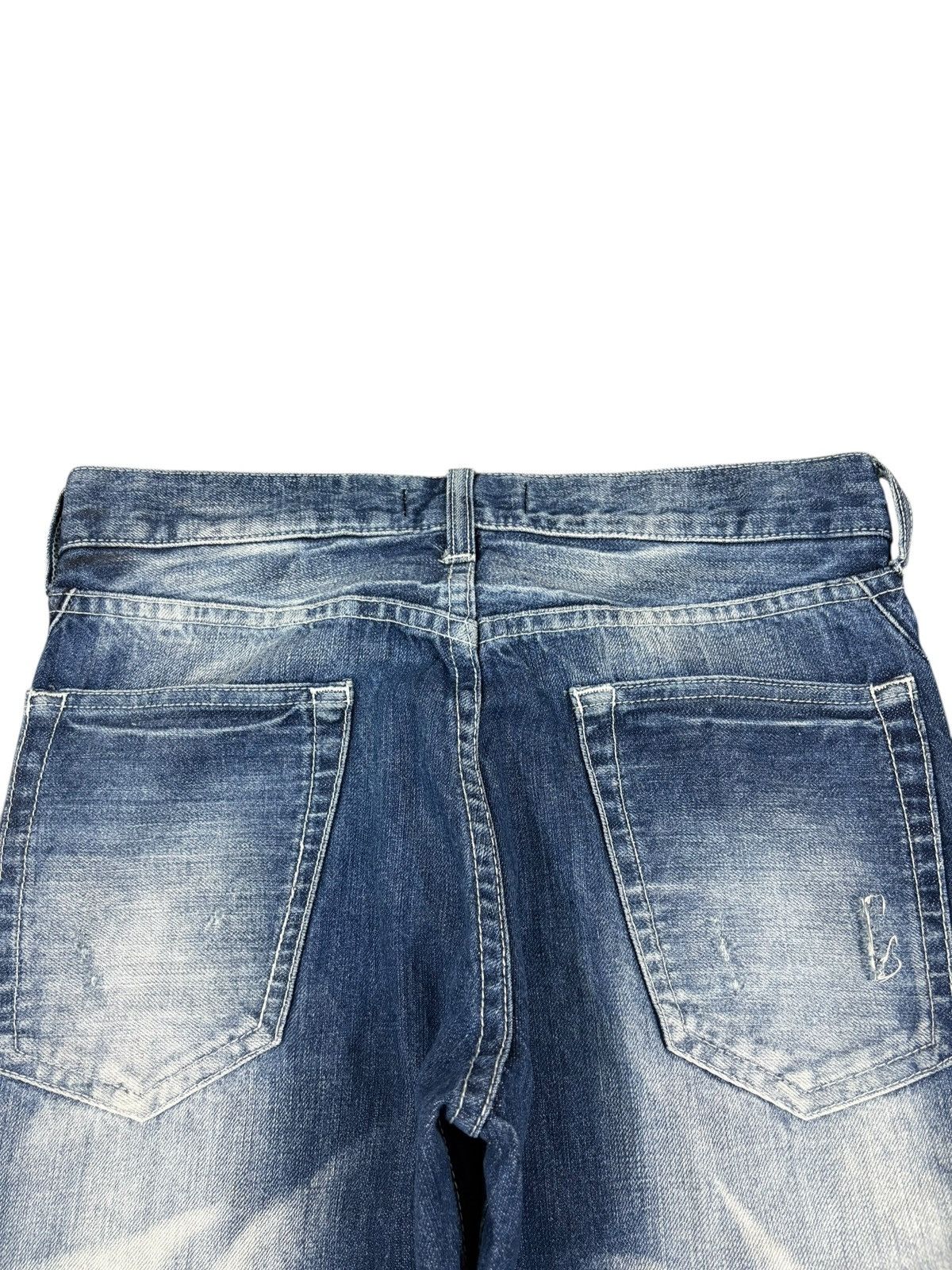 Japanese Brand Vintage Japanese Brand Paint Distress Jeans Like Numbernine Size US 28 / EU 44 - 8 Thumbnail