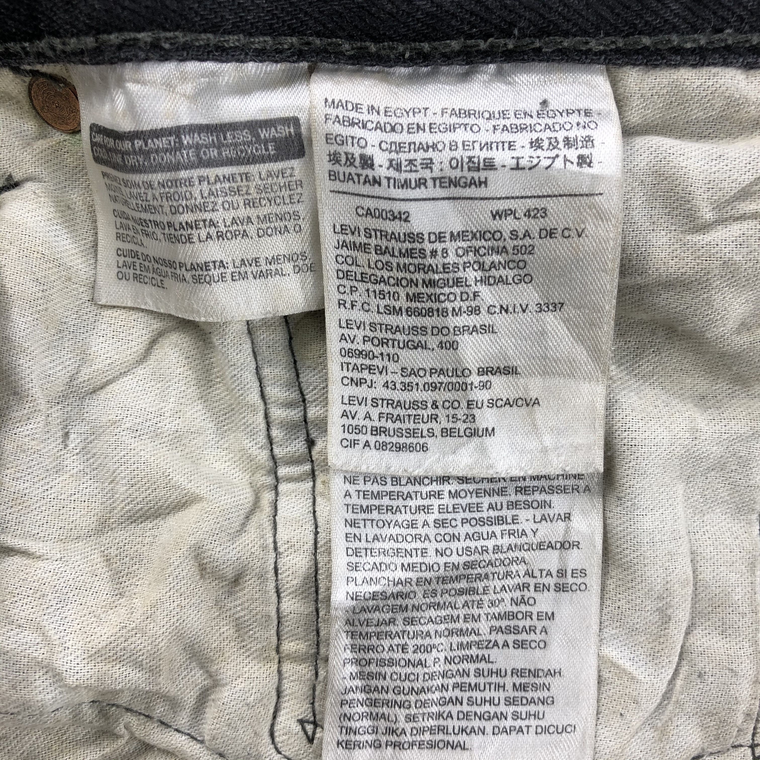 Levi's Vintage Levis 501 Earth Tone Jeans-J1446 Size US 39 - 11 Thumbnail