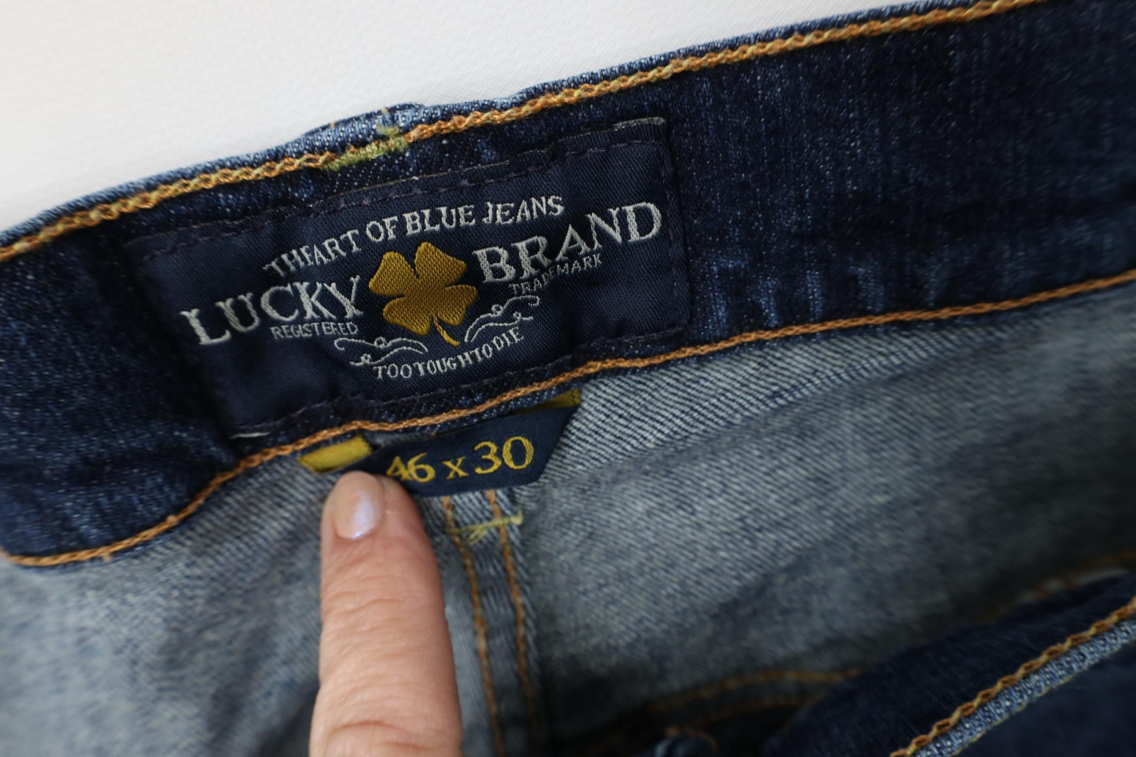 Lucky Brand Vintage Y2K Lucky Brand 181 Relaxed Straight Wide Leg Jeans Size US 44 / EU 60 - 7 Thumbnail