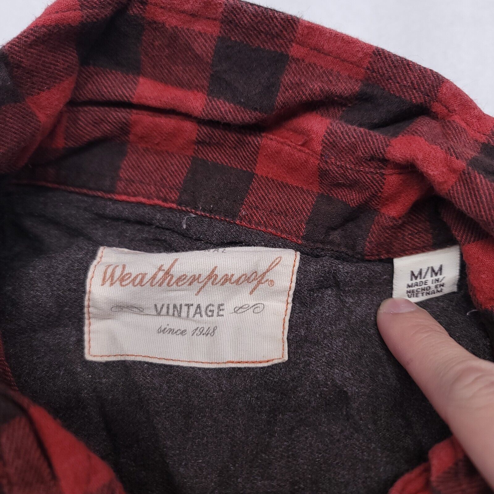 Weatherproof Weatherproof Gingham Flannel Shirt Womens Size Medium M Red Size M / US 6-8 / IT 42-44 - 3 Thumbnail