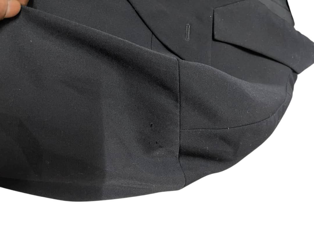 Issey Miyake Vintage 80s Issey Miyake Black Wool Cropped Jacket Blazer Size M / US 6-8 / IT 42-44 - 15 Thumbnail