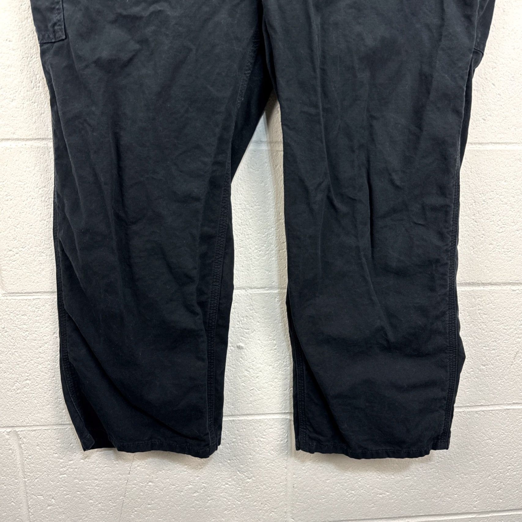 Carhartt VINTAGE Carhartt B151 Work Pants Black 40x30 Loose Original Fit Utility Carpenter Cotton Size US 40 / EU 56 - 6 Thumbnail