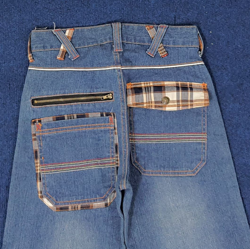 Vintage Vintage XYZ Skull Custom Logo Jeans Size US 26 / EU 42 - 4 Thumbnail