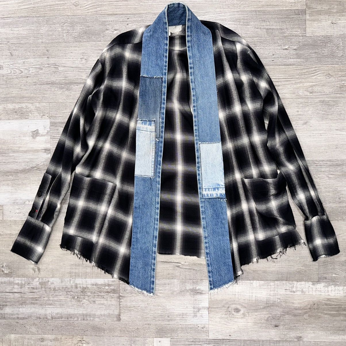Greg Lauren UNISEX GREY LAUREN B/W CHECK GL1 SIZE 1 Size US S / EU 44-46 / 1 - 1 Thumbnail