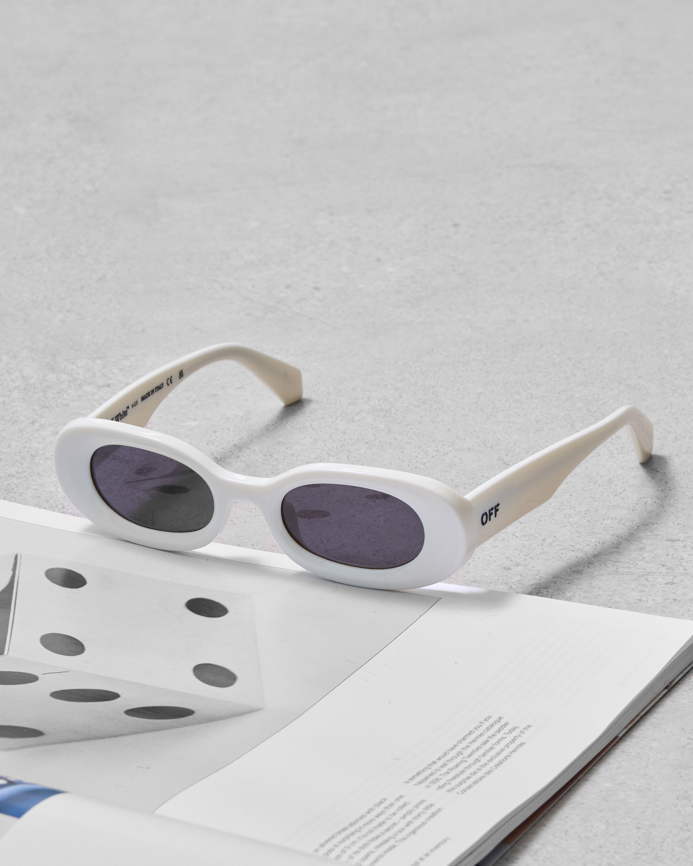 Off-White OFF WHITE Amalfi Oval-Frame Sunglasses Size ONE SIZE - 1 Thumbnail
