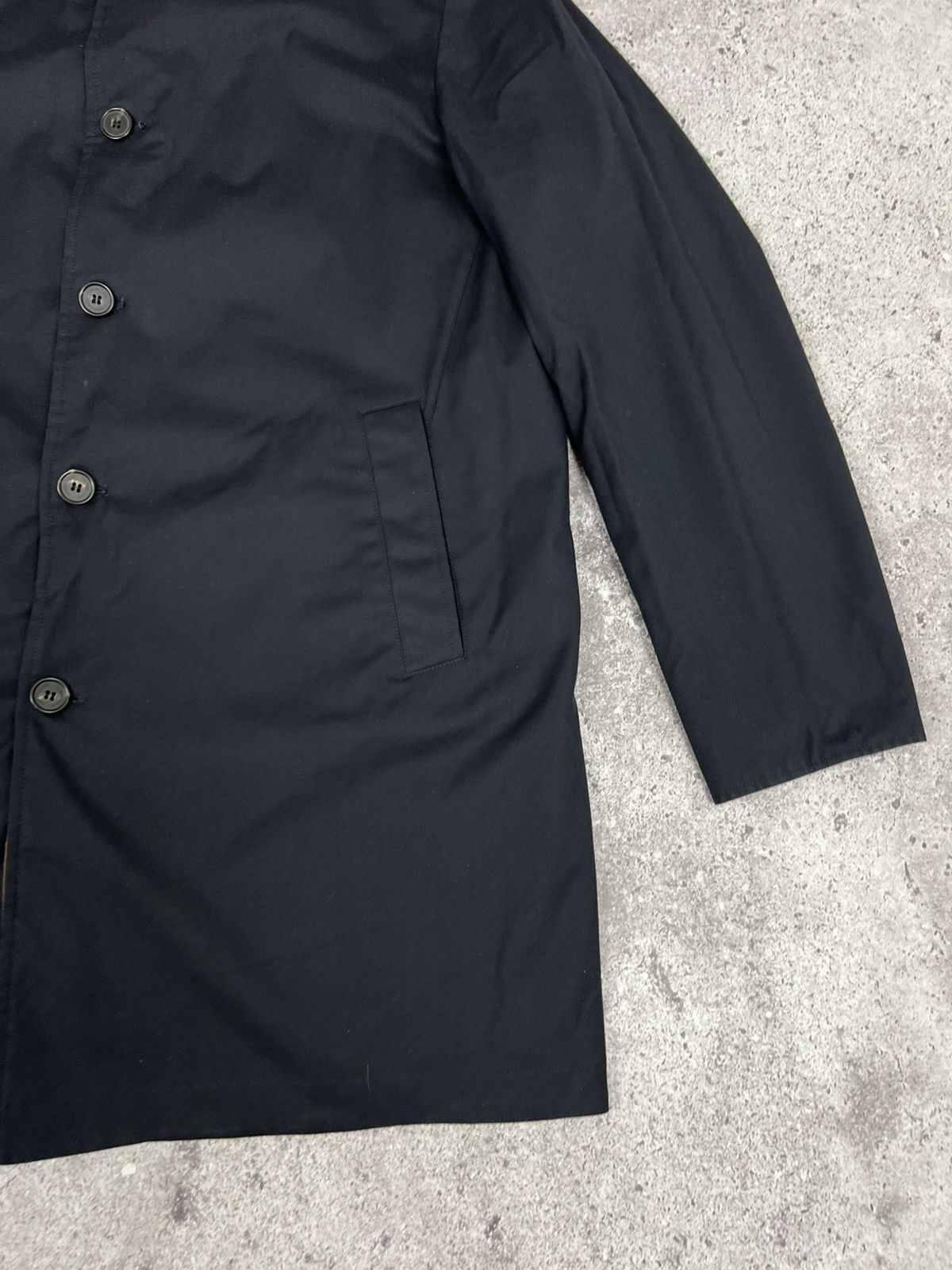 Corneliani Corneliani Reversible Coat Jacket Brown Blue Size US L / EU 52-54 / 3 - 18 Thumbnail