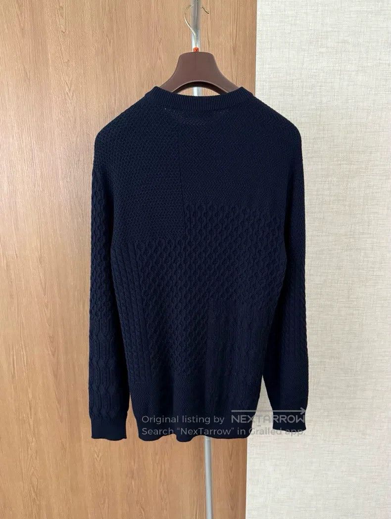 Loro Piana Loro Piana 12 Micron Ultrafine Merino Wool Thick Twist Kni Size US L / EU 52-54 / 3 - 5 Thumbnail