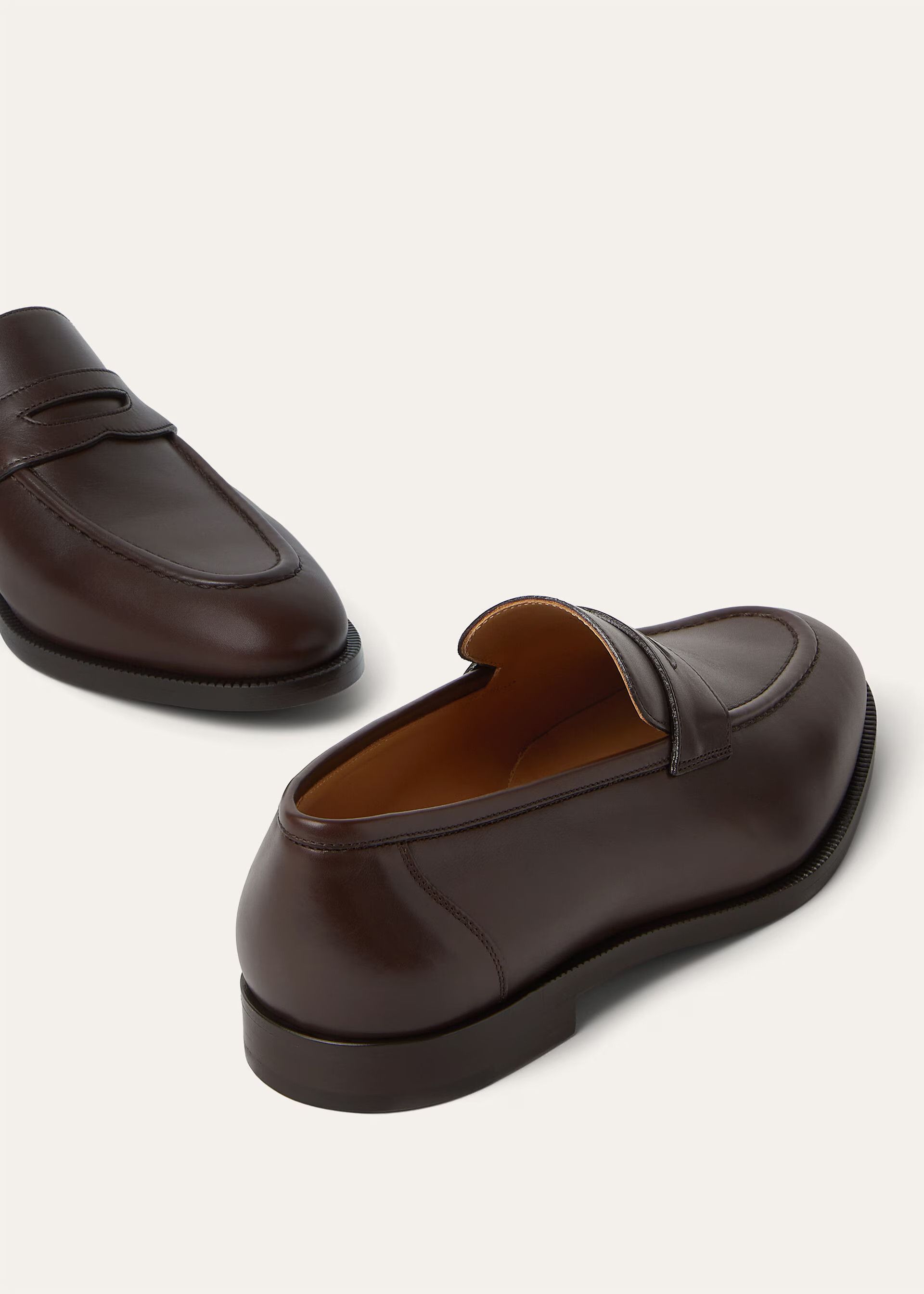 Loro Piana os11x0326 FAP5428 Sergio Loafers in French Coffee Size US 10 / IT 40 - 7 Thumbnail