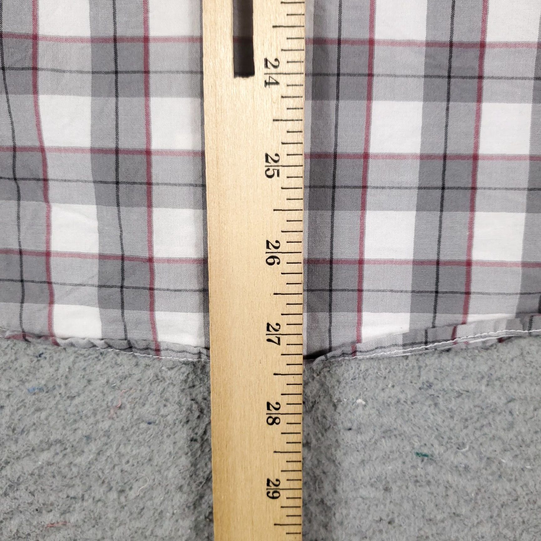 American Eagle Outfitters American Eagle Outfitters Shirt Mens XS Gray Plaid Button-Up Long Sleeve Size US XS / EU 42 / 0 - 5 Thumbnail