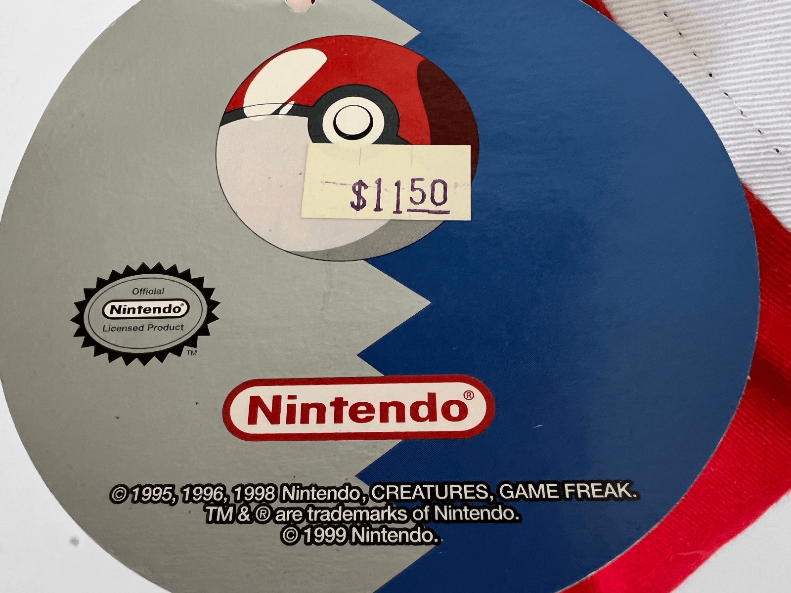 Nintendo × Pokemon Vintage 90's Pokemon Ash Hat NWT Size ONE SIZE - 8 Thumbnail
