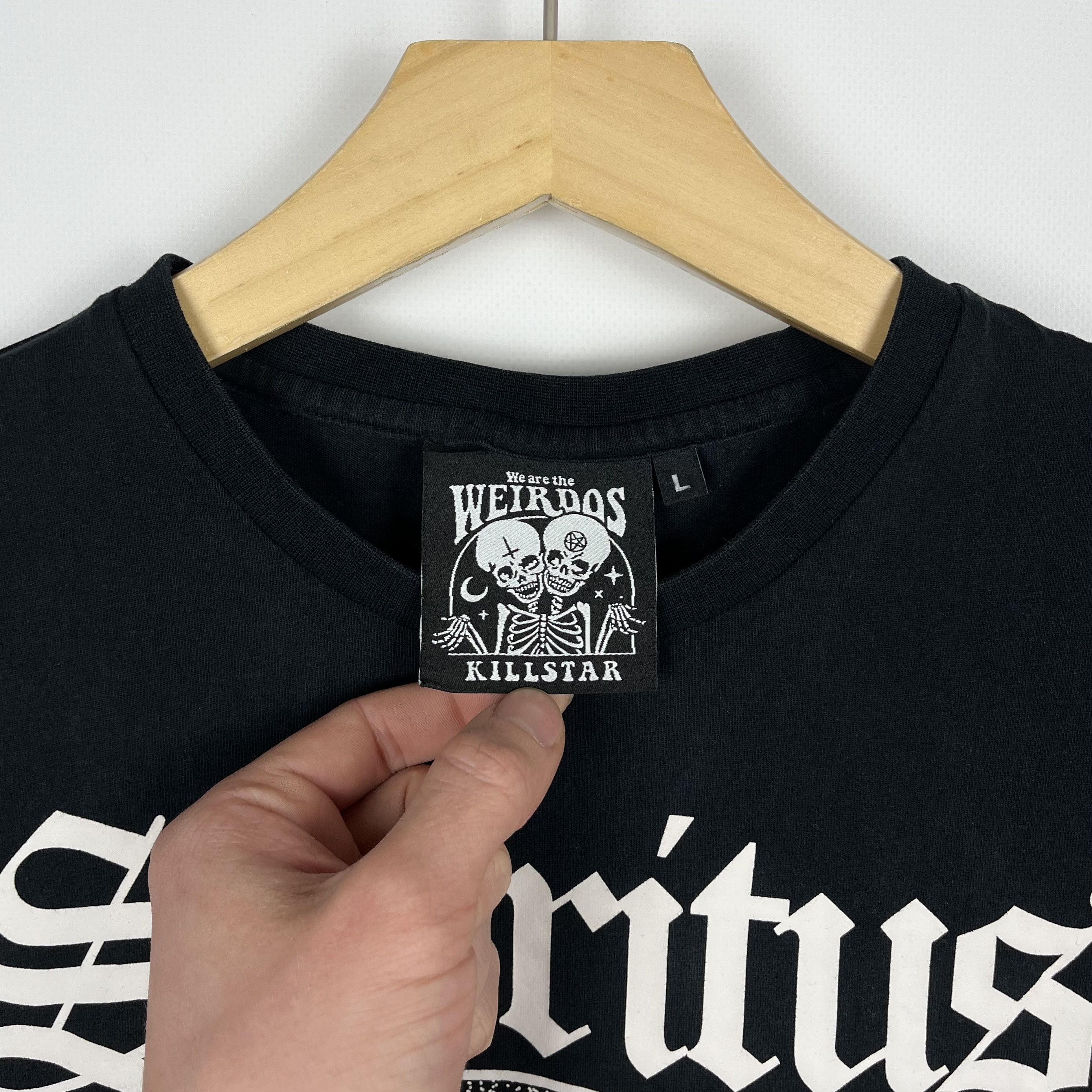 Killstar Killstar Spiritus Grim Reaper Gothic Art T Shirt Size US L / EU 52-54 / 3 - 15 Thumbnail