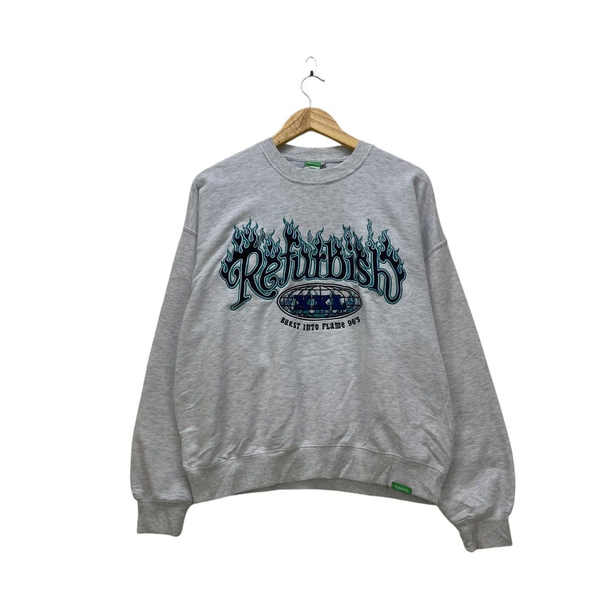 Japanese Brand 💥Vintage Refurbis Embroidery gGraphic sweatshirt Size US M / EU 48-50 / 2 - 1 Thumbnail