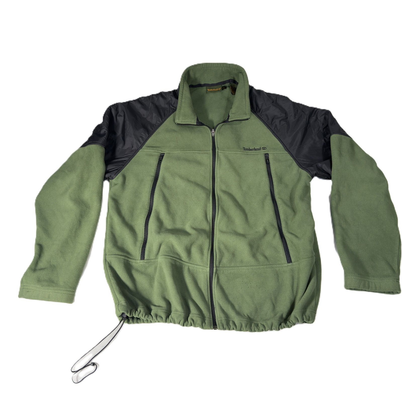 Timberland Timberland Fleece Full Zip Jacket Men XL Green/ Black Size US XL / EU 56 / 4 - 1 Thumbnail