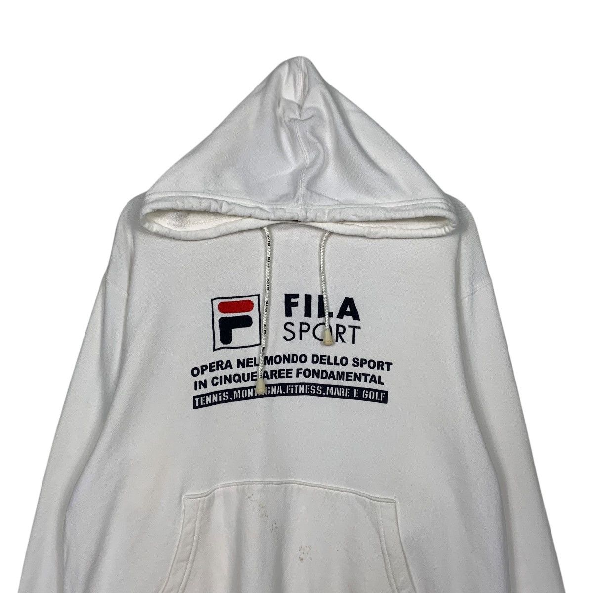 Fila Fila Sport Big Logo Pullover Hoodie Size US M / EU 48-50 / 2 - 2 Thumbnail