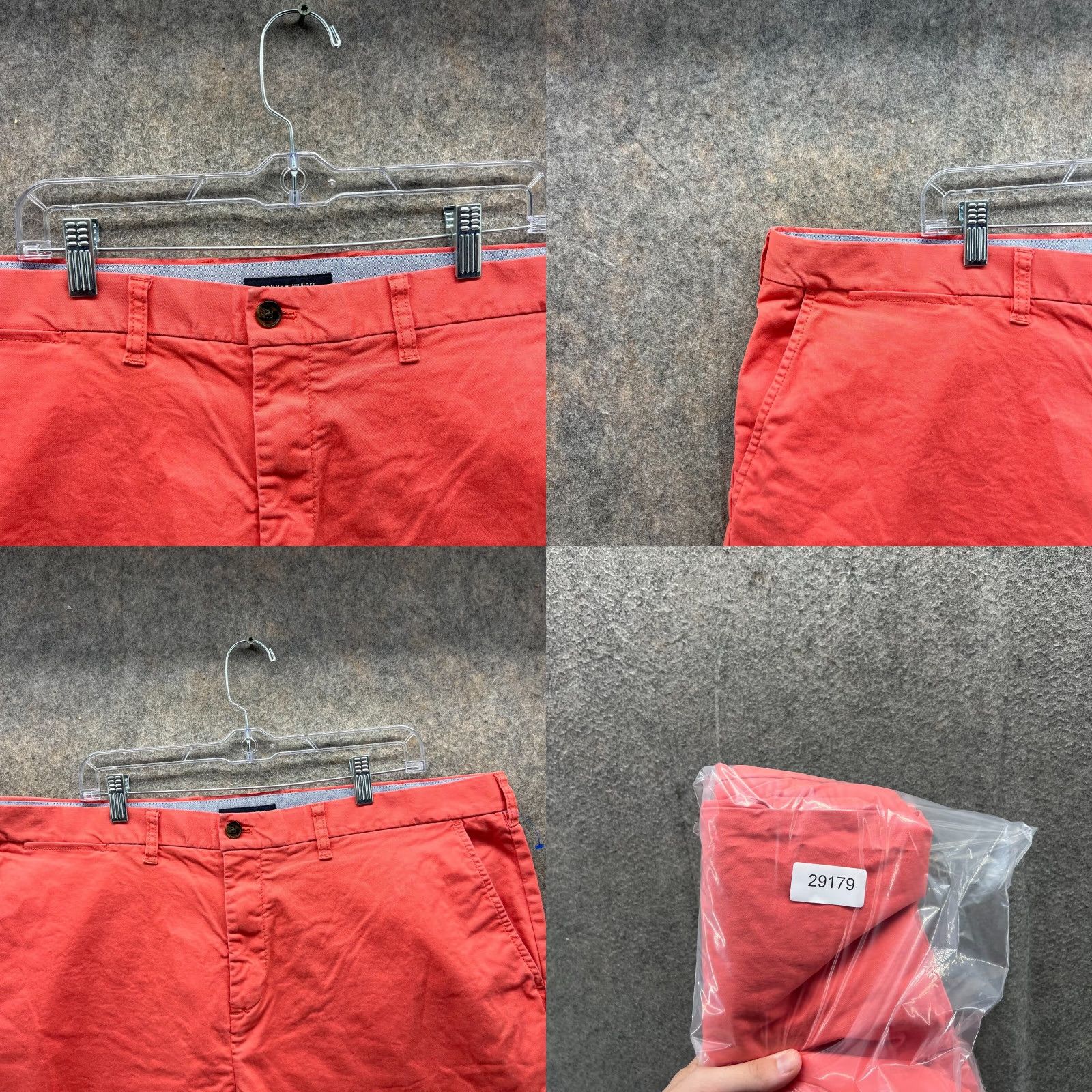 Tommy Hilfiger Tommy Hilfiger Shorts Mens 42 Peach Chino Flat Front Canvas Cotton Classic Size US 42 / EU 58 - 8 Thumbnail