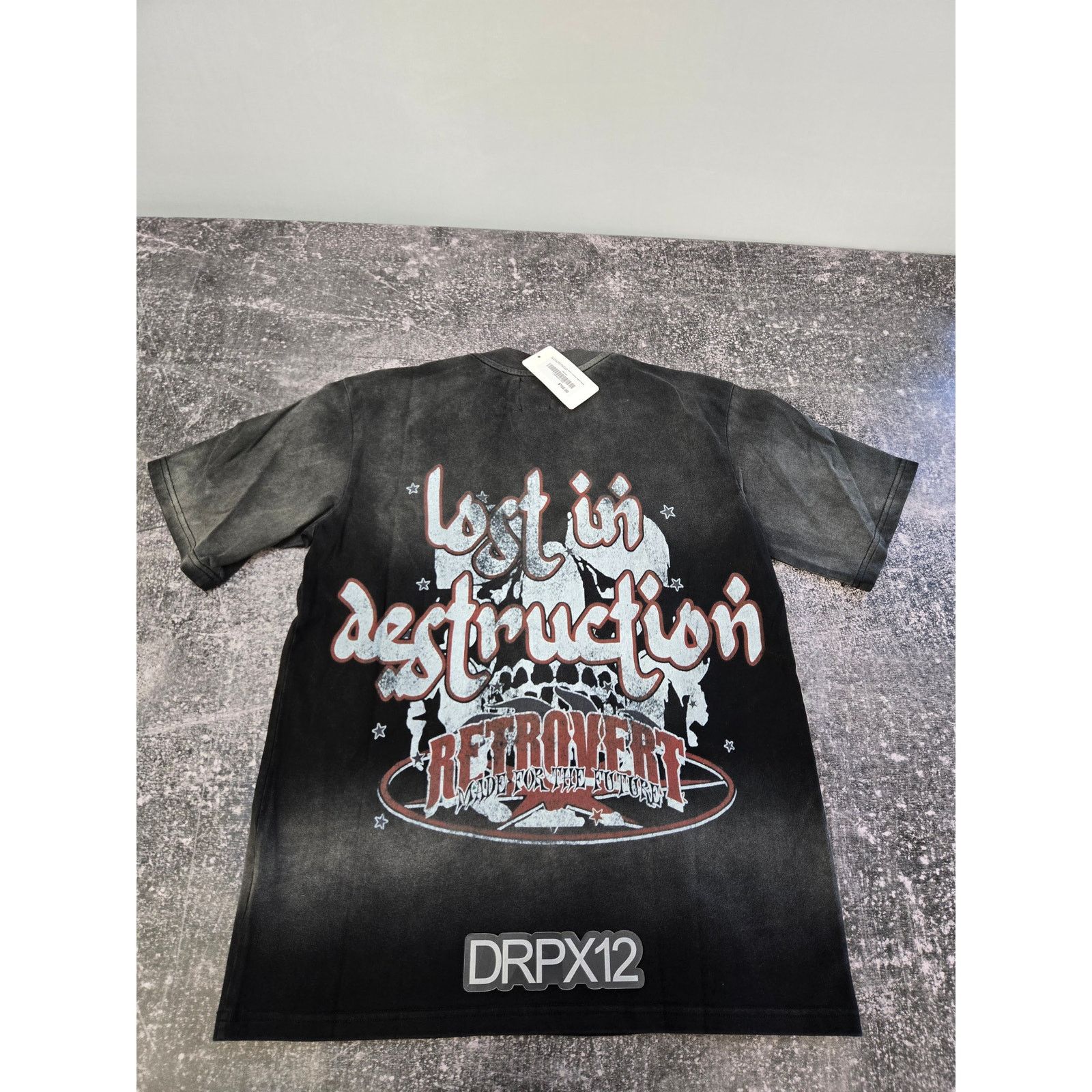 Other Retrovert Heart Thorn Tee Size SMALL Black Washed NWT! Size US S / EU 44-46 / 1 - 2 Thumbnail