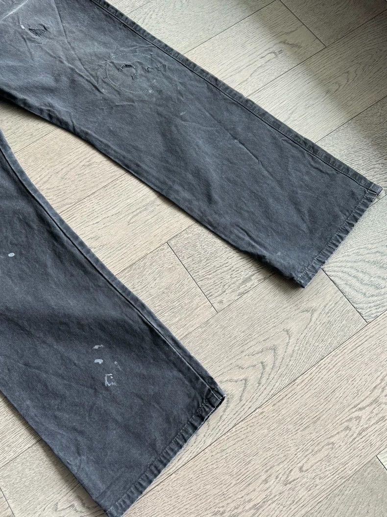 Visvimvisvim TRAVAILLER BRACES PANTS DMGD BLACK-2504