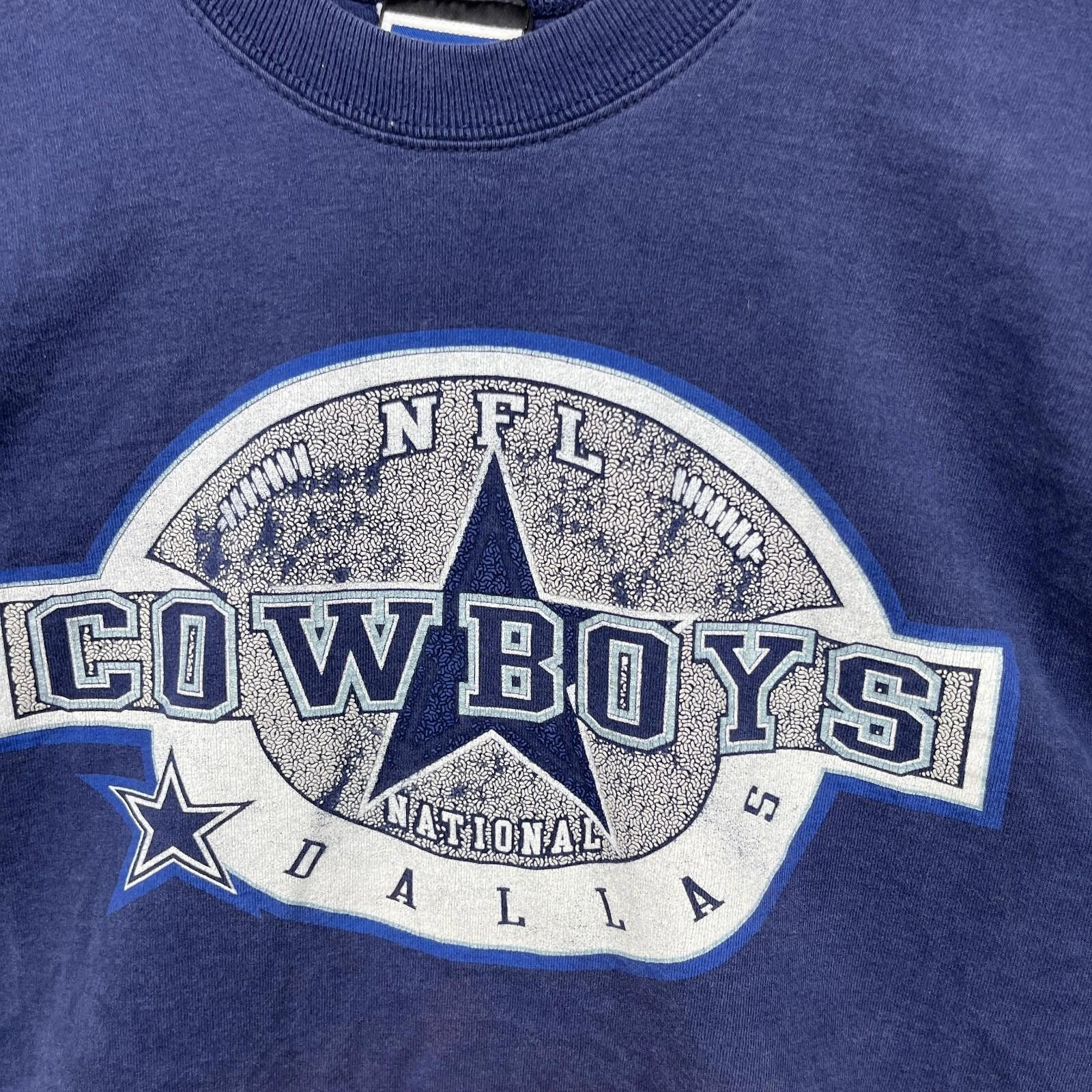 Pro Player Vintage 90s Dallas Cowboys NFL T-Shirt Large Sun Faded Size ONE SIZE - 3 Thumbnail