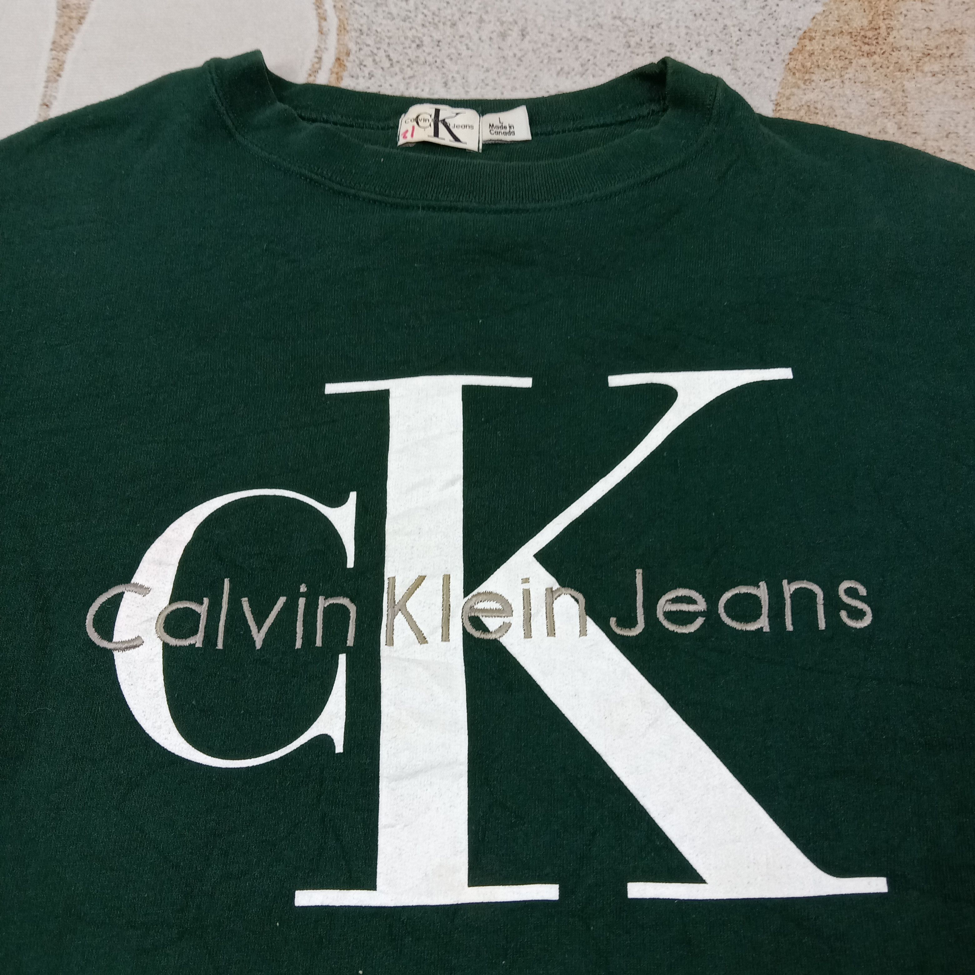 Calvin Klein Calvin Klein Sweatshirt C263N4 Size US XL / EU 56 / 4 - 2 Thumbnail