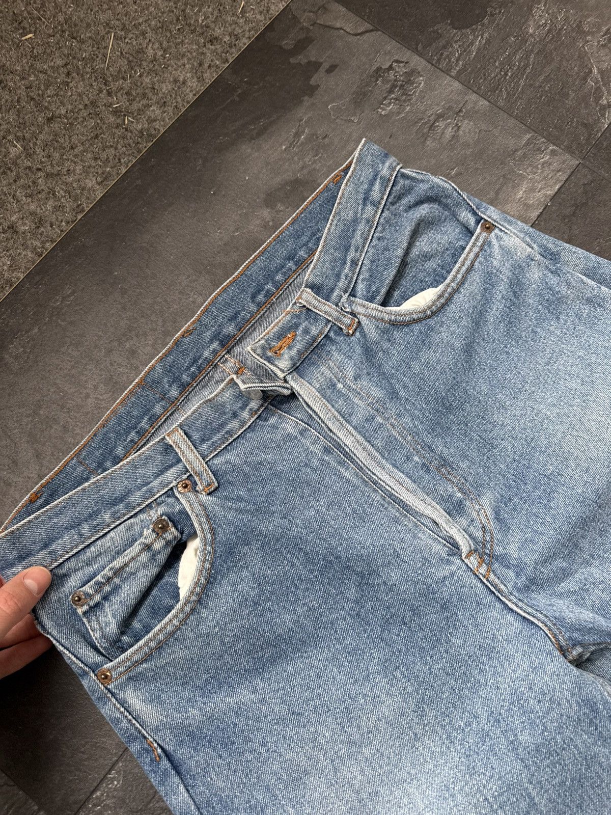 Levi's × Vintage Vintage Levi’s 501 made in USA blue denim jeans Size US 32 / EU 48 - 6 Thumbnail