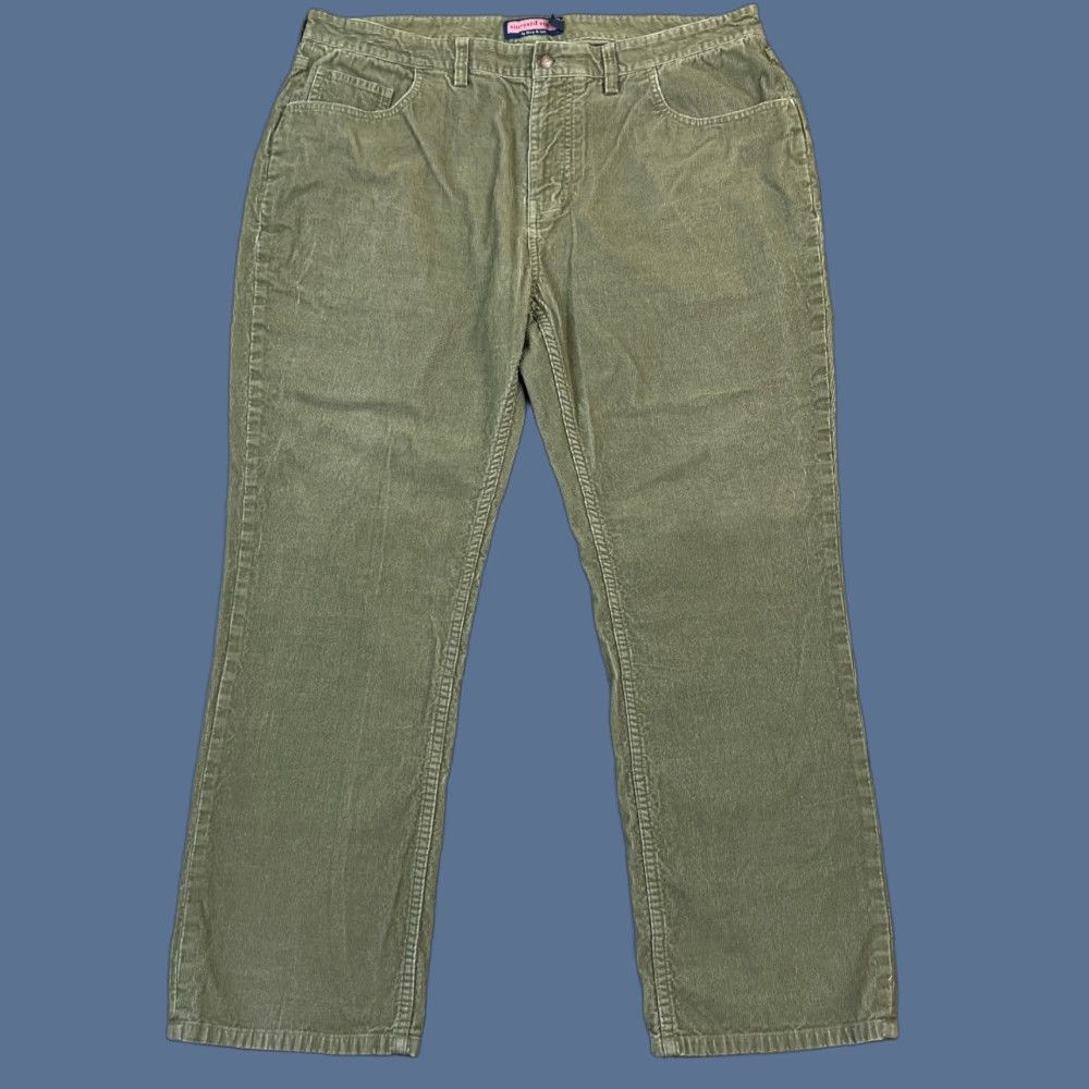 Vineyard Vines Vineyard Vines Pants Mens 38x30 Green Corduroy Flat Front 5 Pocket Preppy Casual Size US 38 / EU 54 - 1 Thumbnail